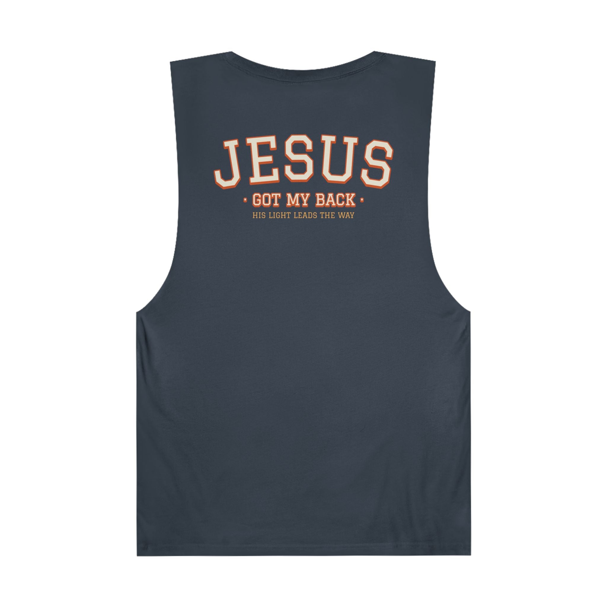 Jesus Got my Back Unisex Workout Tank Top with Motivational Christian Faith Quote, Fitness Top, Gym Wear, Attire, Casual Summer Wear