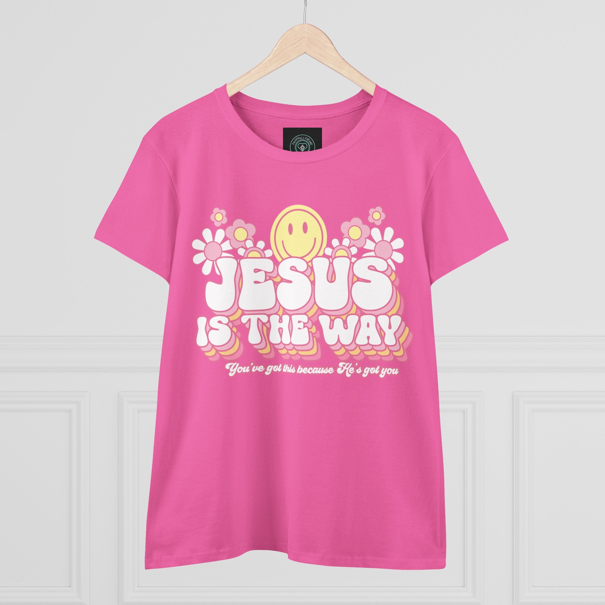 Inspirational Women's Tee, Casual Faith Shirt, Everyday Affirmation Top, Jesus is the Way Graphic Tee, Gift for Her