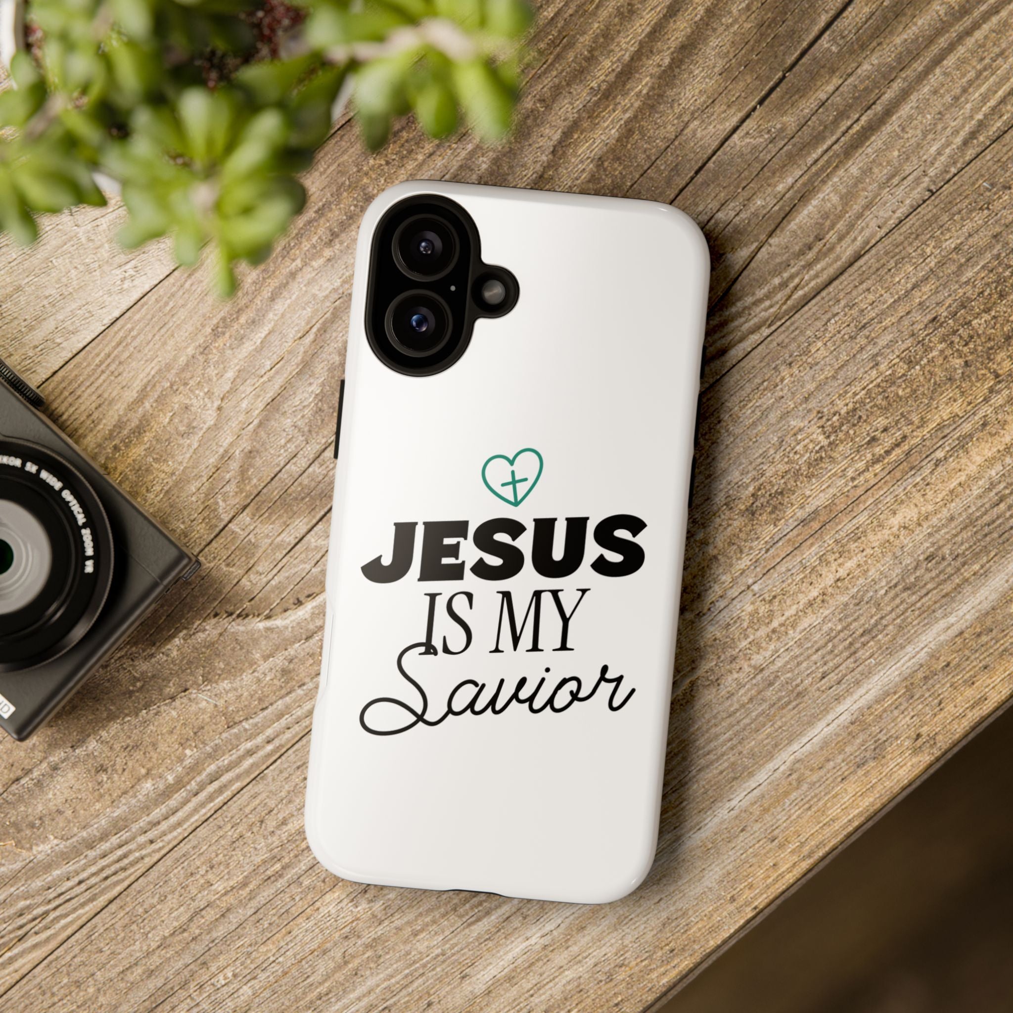 Jesus Is My Savior Phone Case | Tough Cases for Faith & Inspiration, Christian Gifts, Stylish Protection, Bible Verse Accessories