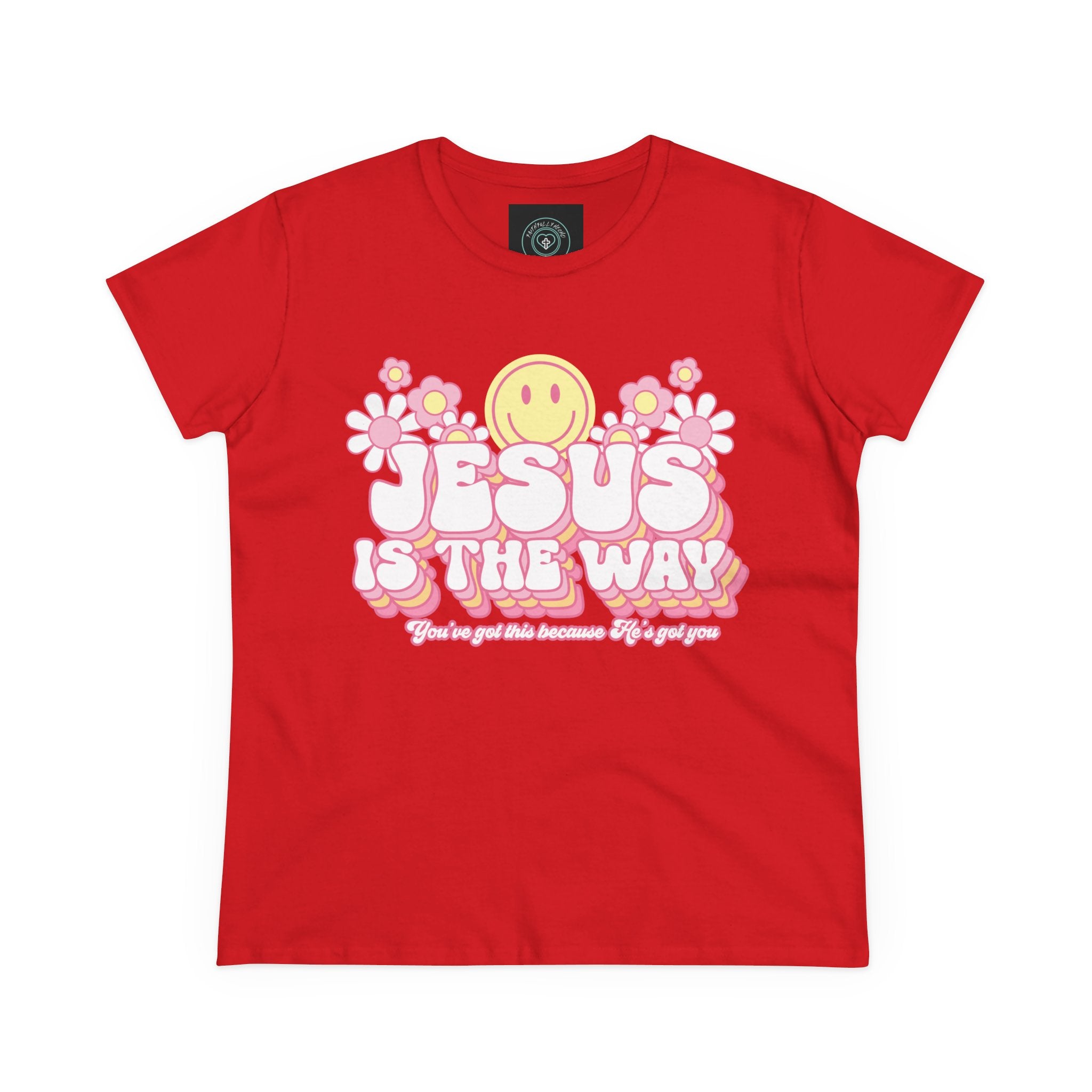 Inspirational Women's Tee, Casual Faith Shirt, Everyday Affirmation Top, Jesus is the Way Graphic Tee, Gift for Her