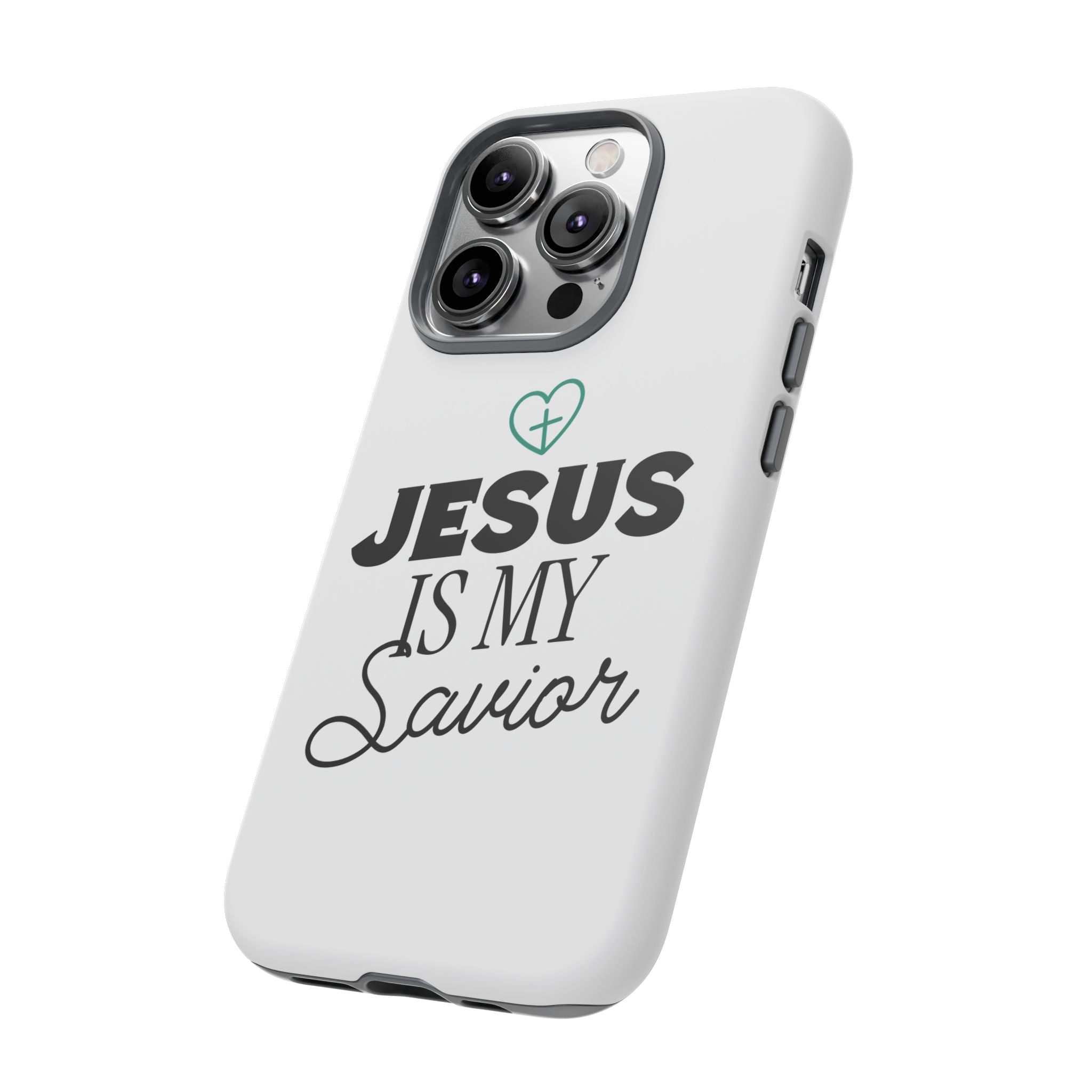 Jesus Is My Savior Phone Case | Tough Cases for Faith & Inspiration, Christian Gifts, Stylish Protection, Bible Verse Accessories
