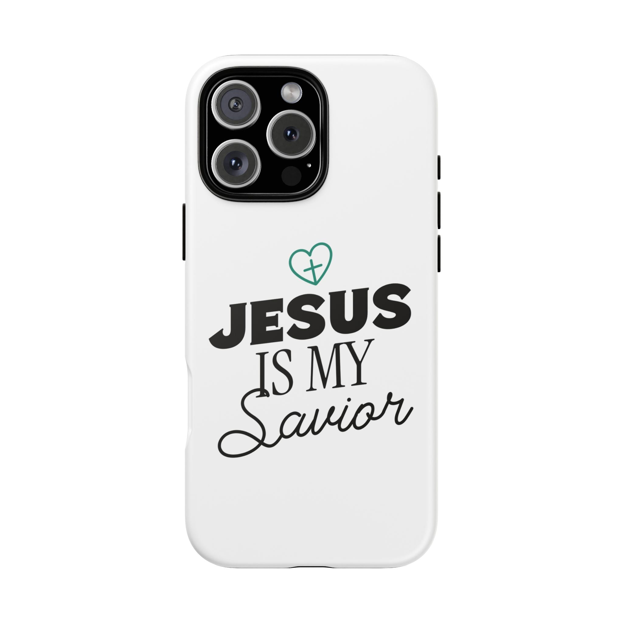 Jesus Is My Savior Phone Case | Tough Cases for Faith & Inspiration, Christian Gifts, Stylish Protection, Bible Verse Accessories