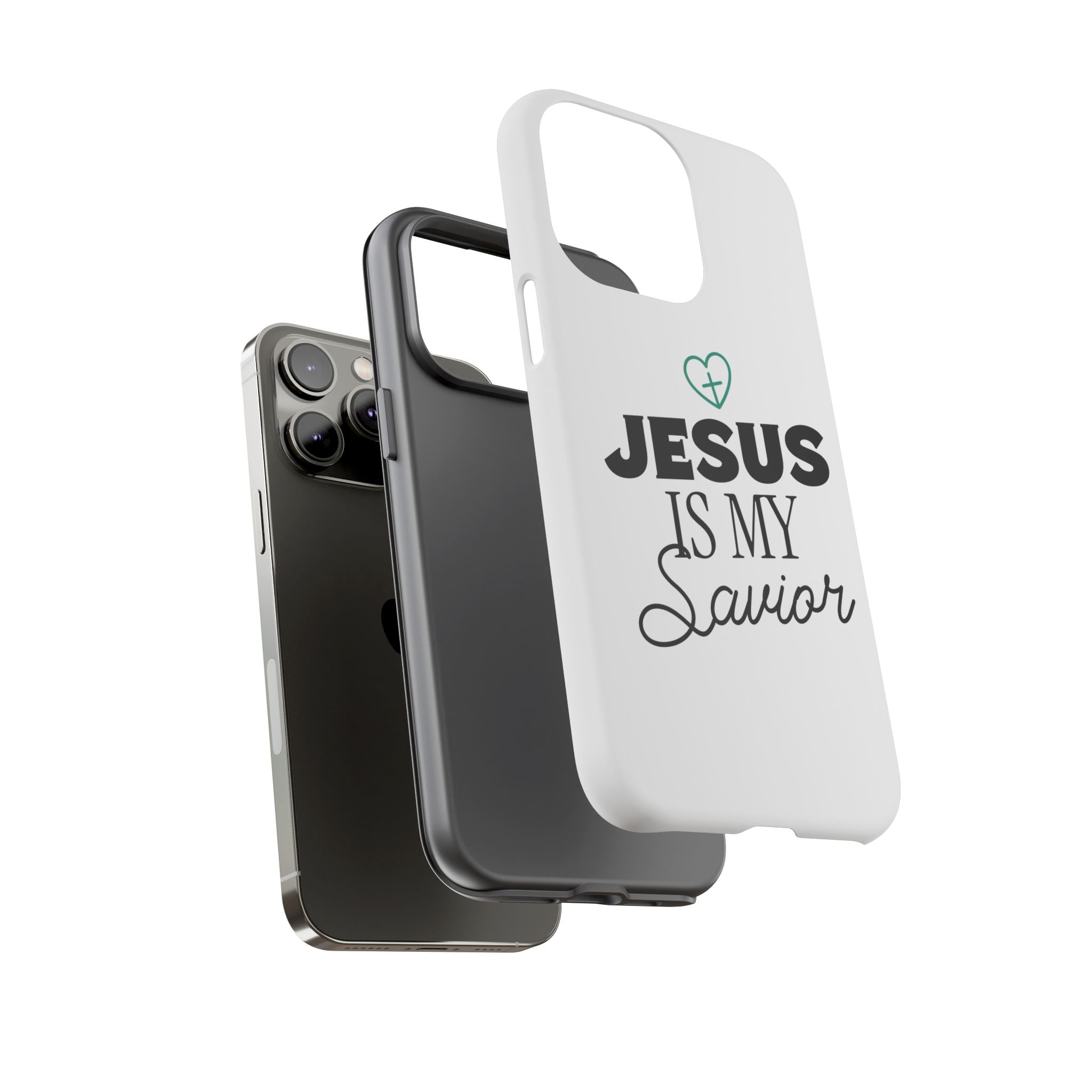 Jesus Is My Savior Phone Case | Tough Cases for Faith & Inspiration, Christian Gifts, Stylish Protection, Bible Verse Accessories