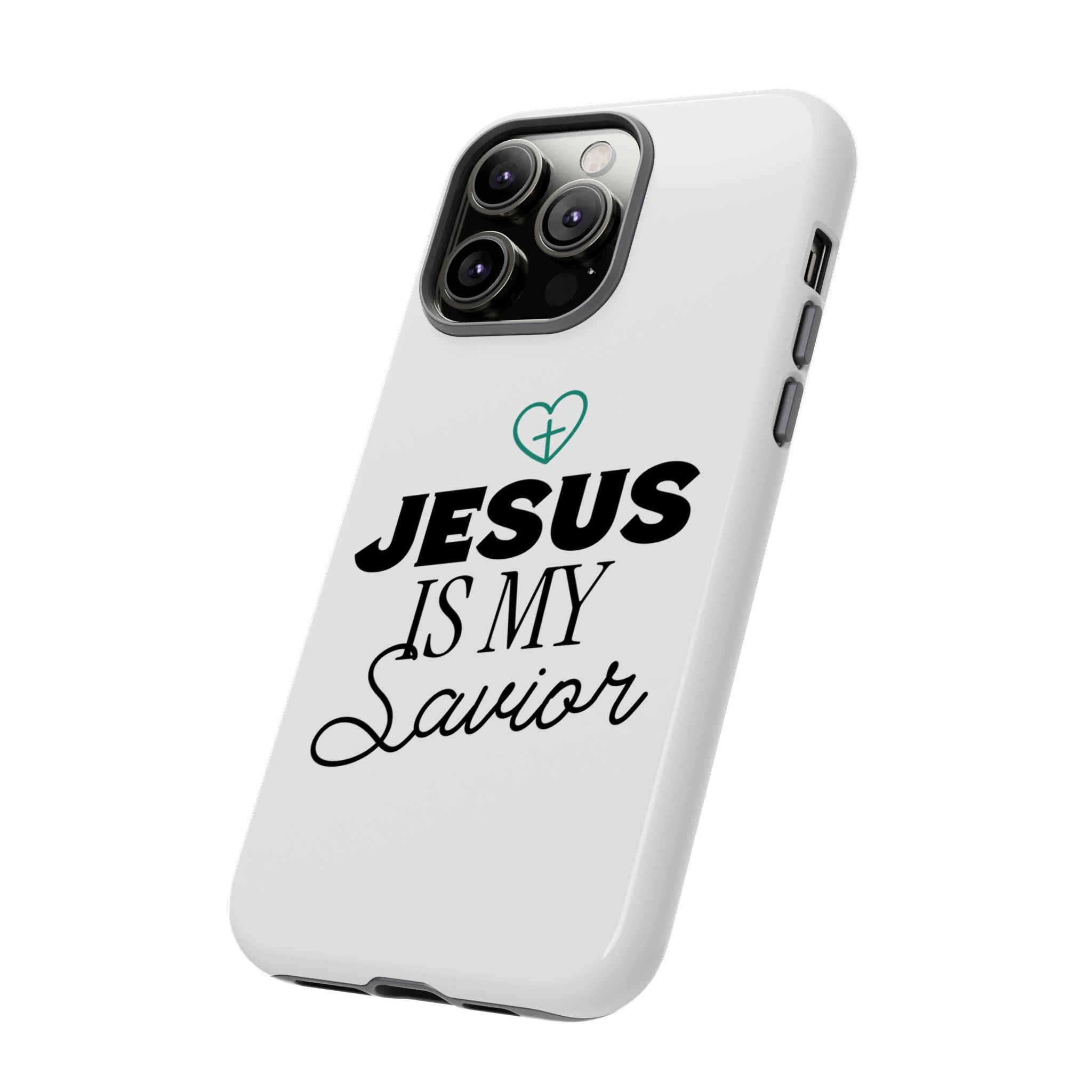 Jesus Is My Savior Phone Case | Tough Cases for Faith & Inspiration, Christian Gifts, Stylish Protection, Bible Verse Accessories