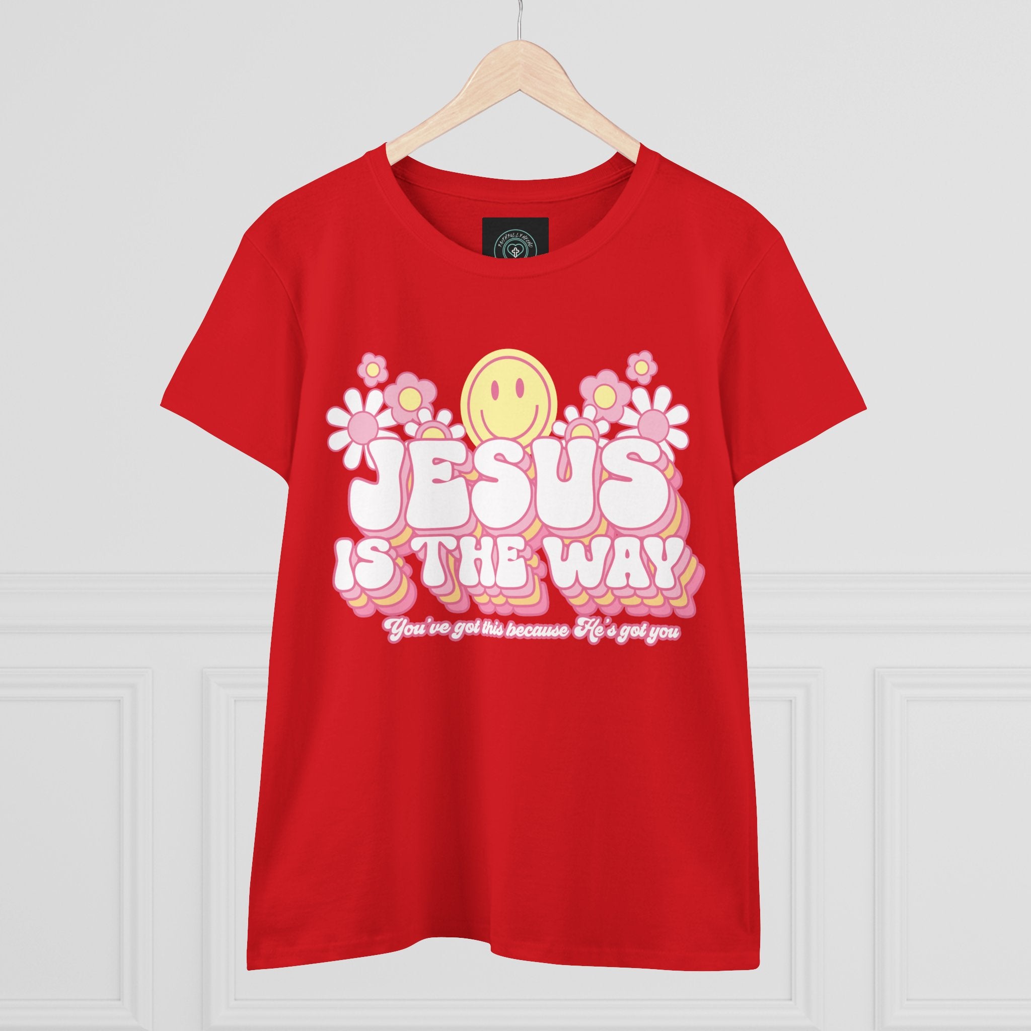 Inspirational Women's Tee, Casual Faith Shirt, Everyday Affirmation Top, Jesus is the Way Graphic Tee, Gift for Her