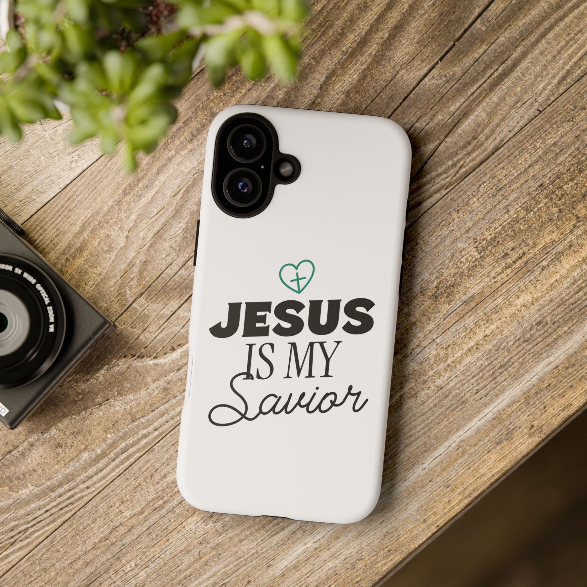 Jesus Is My Savior Phone Case | Tough Cases for Faith & Inspiration, Christian Gifts, Stylish Protection, Bible Verse Accessories