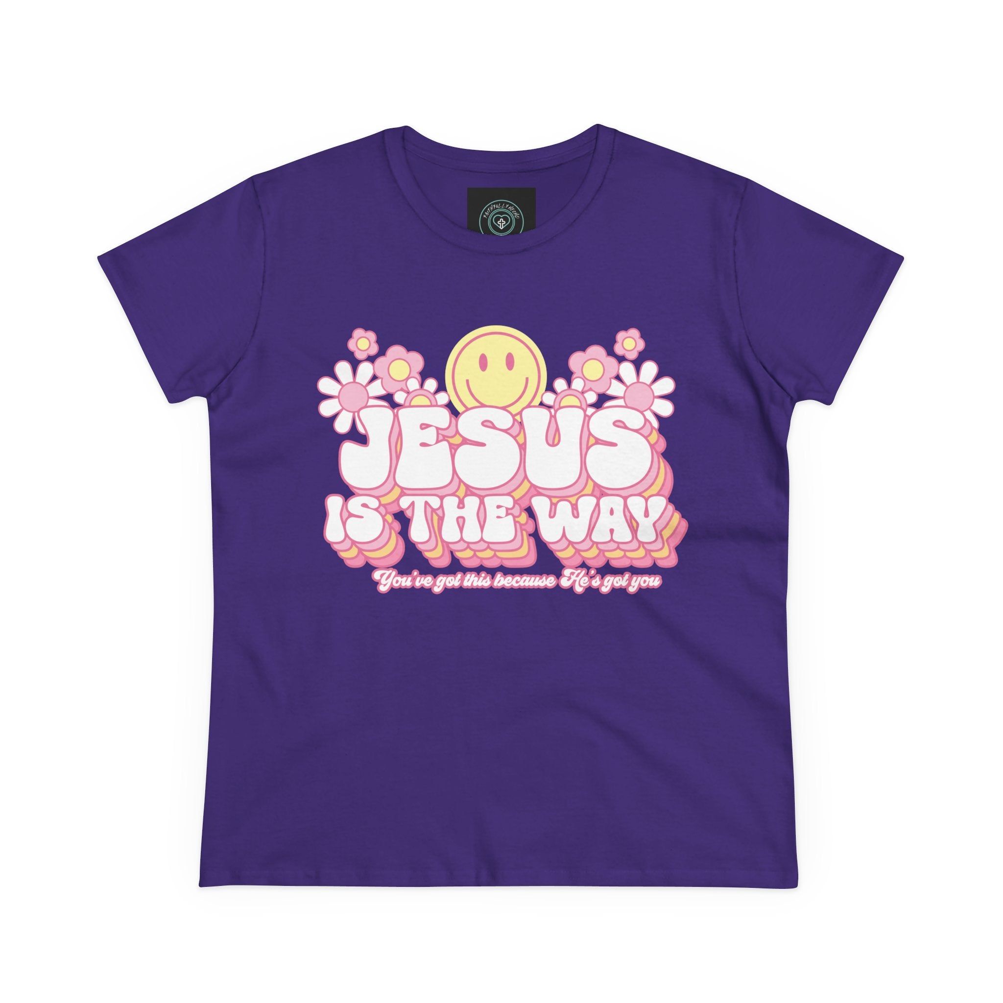 Inspirational Women's Tee, Casual Faith Shirt, Everyday Affirmation Top, Jesus is the Way Graphic Tee, Gift for Her