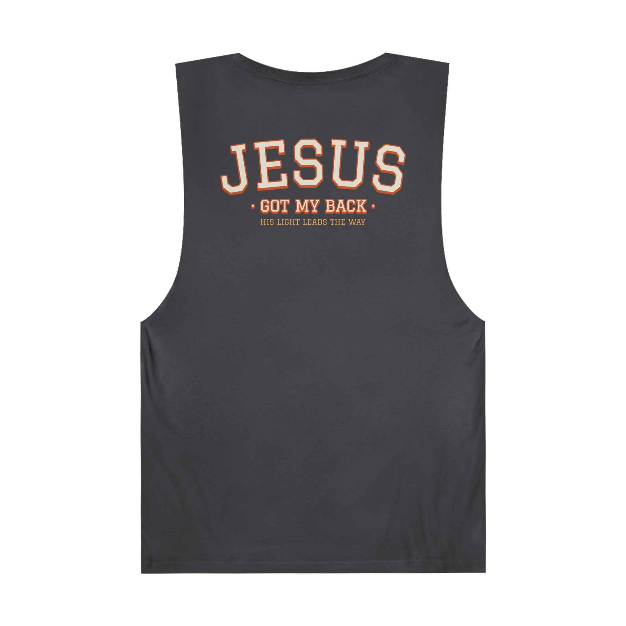 Jesus Got my Back Unisex Workout Tank Top with Motivational Christian Faith Quote, Fitness Top, Gym Wear, Attire, Casual Summer Wear