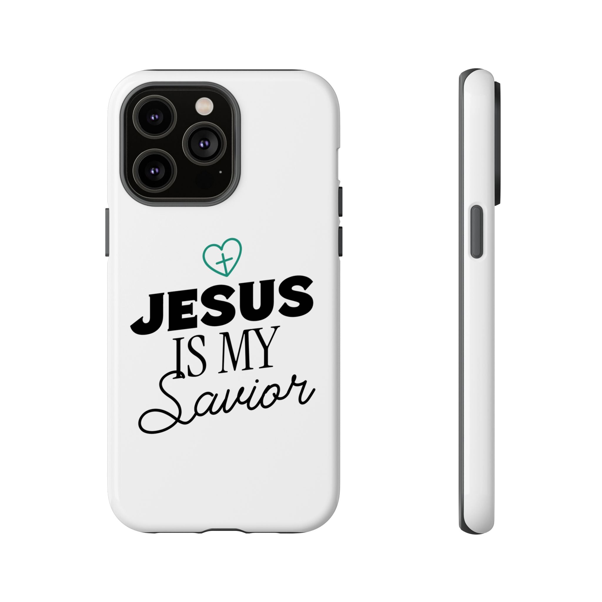 Jesus Is My Savior Phone Case | Tough Cases for Faith & Inspiration, Christian Gifts, Stylish Protection, Bible Verse Accessories