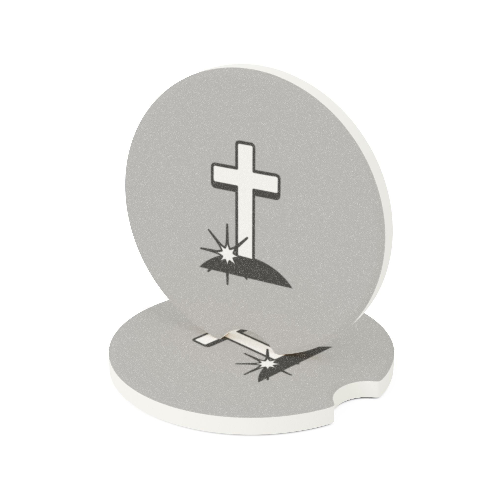 Inspirational Car Coaster, Cross