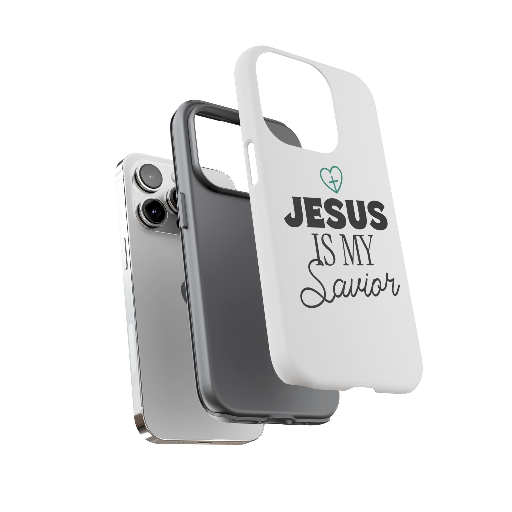 Jesus Is My Savior Phone Case | Tough Cases for Faith & Inspiration, Christian Gifts, Stylish Protection, Bible Verse Accessories