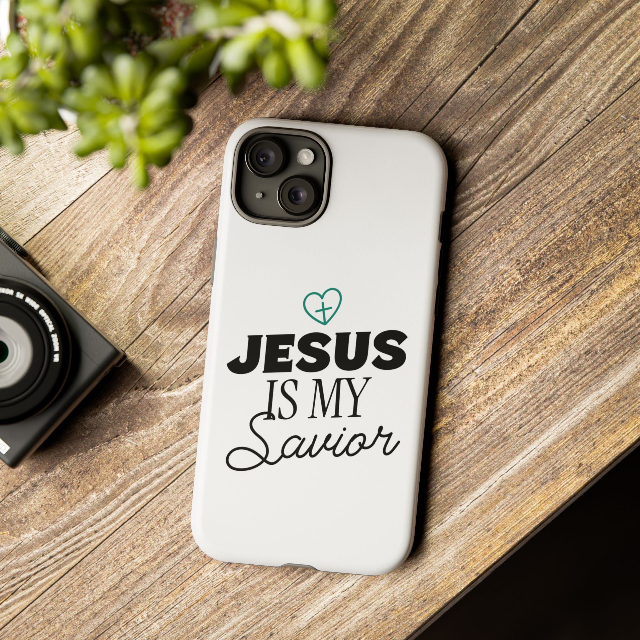 Jesus Is My Savior Phone Case | Tough Cases for Faith & Inspiration, Christian Gifts, Stylish Protection, Bible Verse Accessories