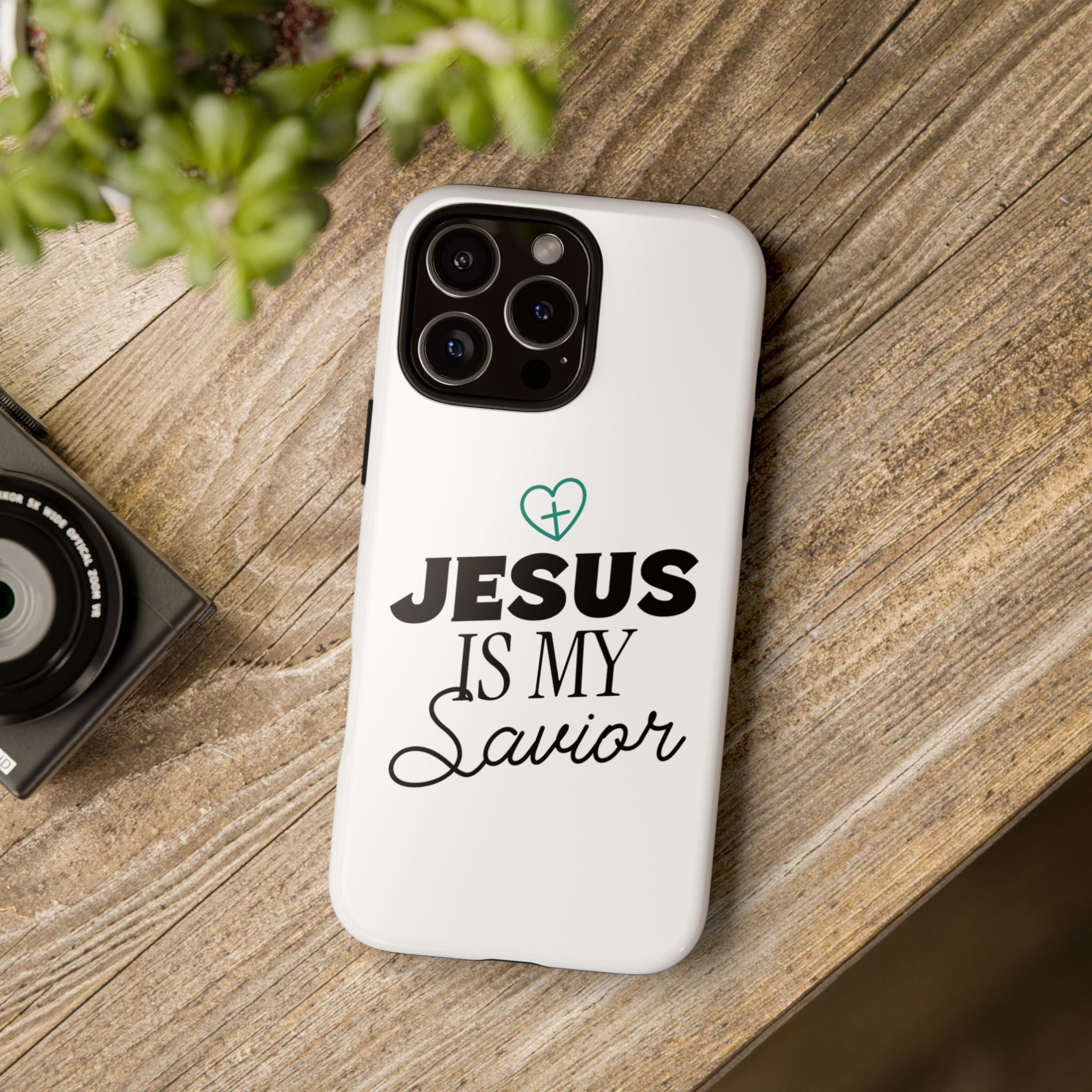 Jesus Is My Savior Phone Case | Tough Cases for Faith & Inspiration, Christian Gifts, Stylish Protection, Bible Verse Accessories
