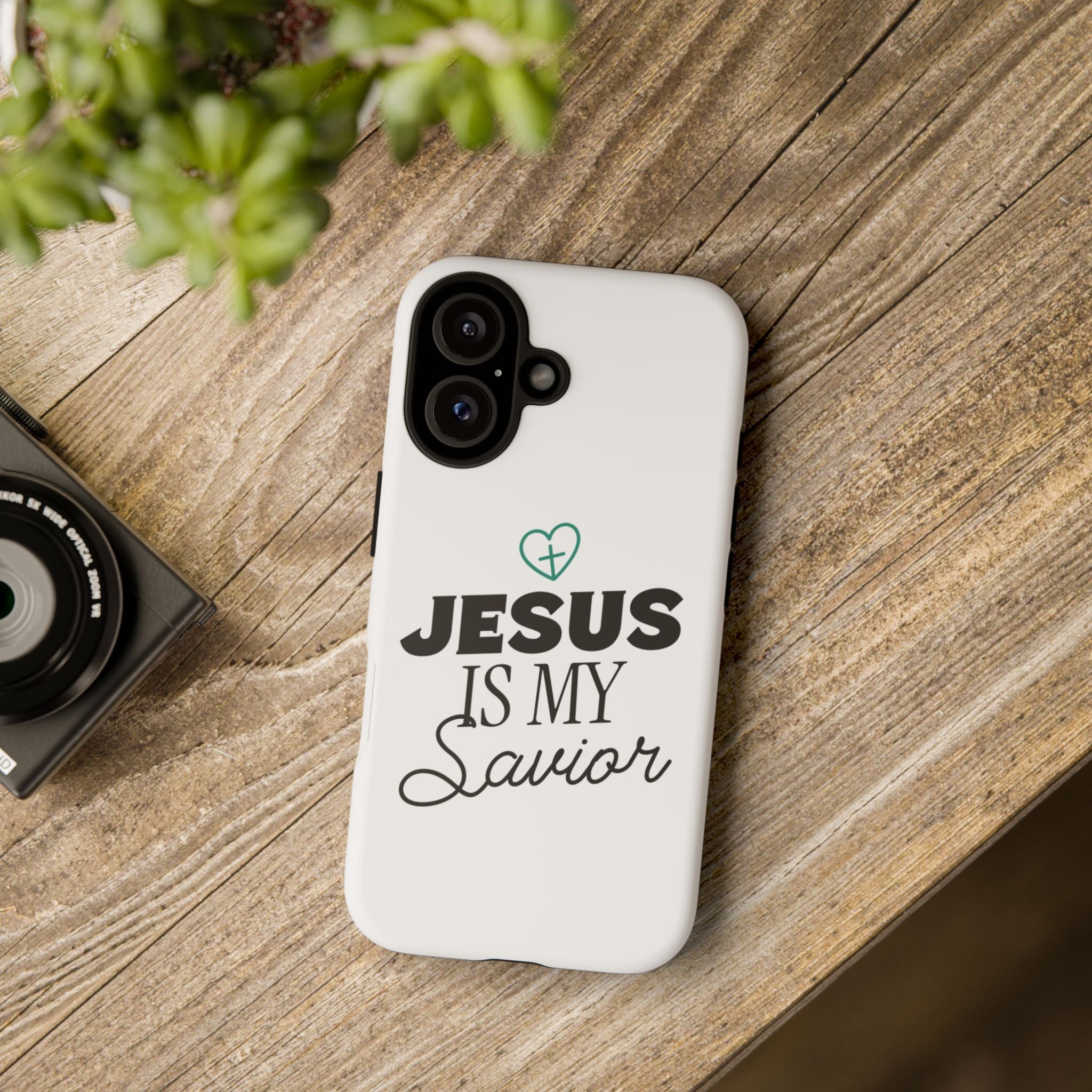 Jesus Is My Savior Phone Case | Tough Cases for Faith & Inspiration, Christian Gifts, Stylish Protection, Bible Verse Accessories