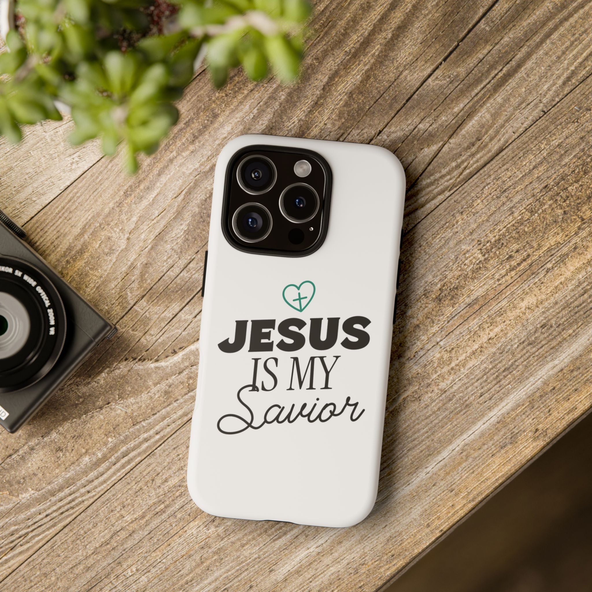 Jesus Is My Savior Phone Case | Tough Cases for Faith & Inspiration, Christian Gifts, Stylish Protection, Bible Verse Accessories