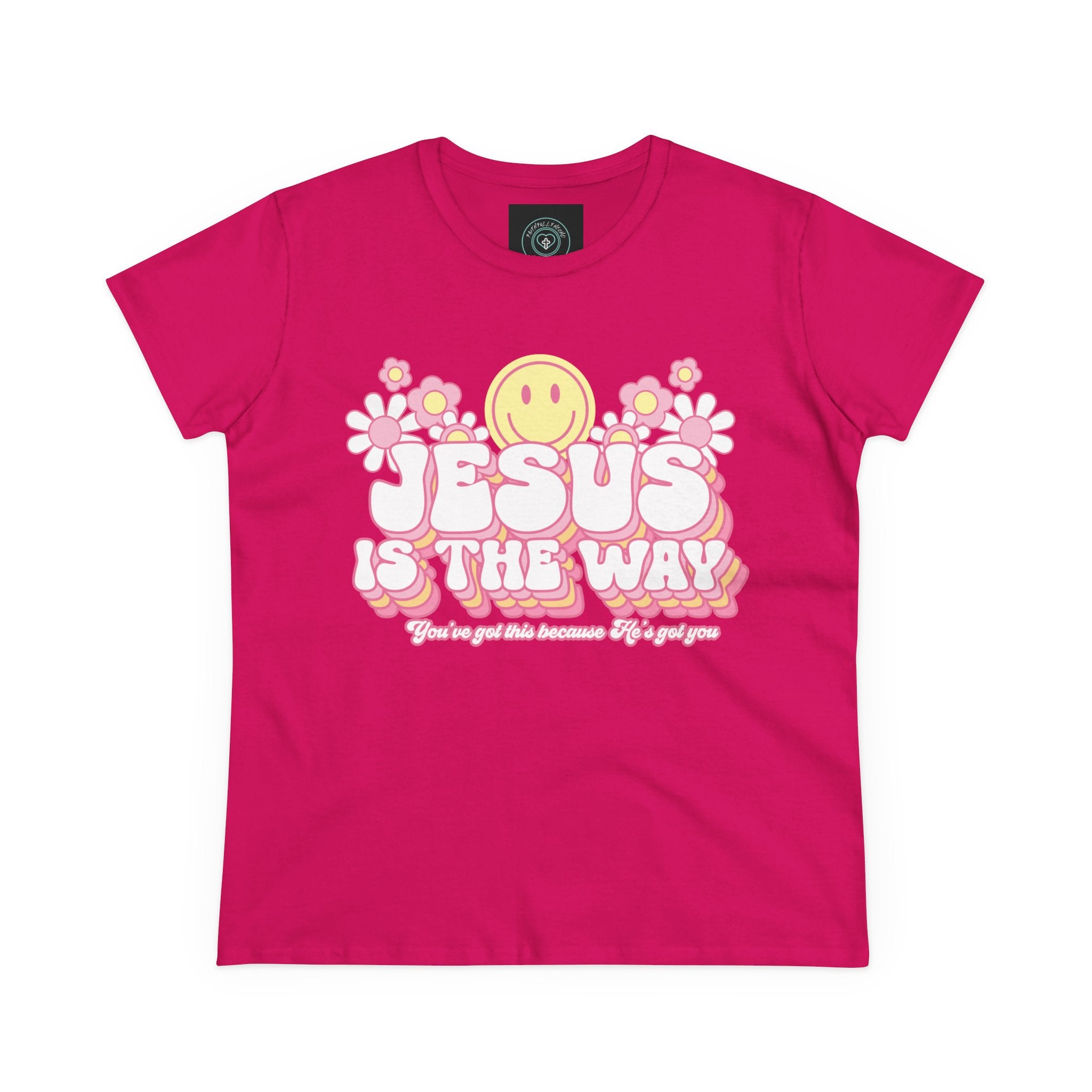 Inspirational Women's Tee, Casual Faith Shirt, Everyday Affirmation Top, Jesus is the Way Graphic Tee, Gift for Her