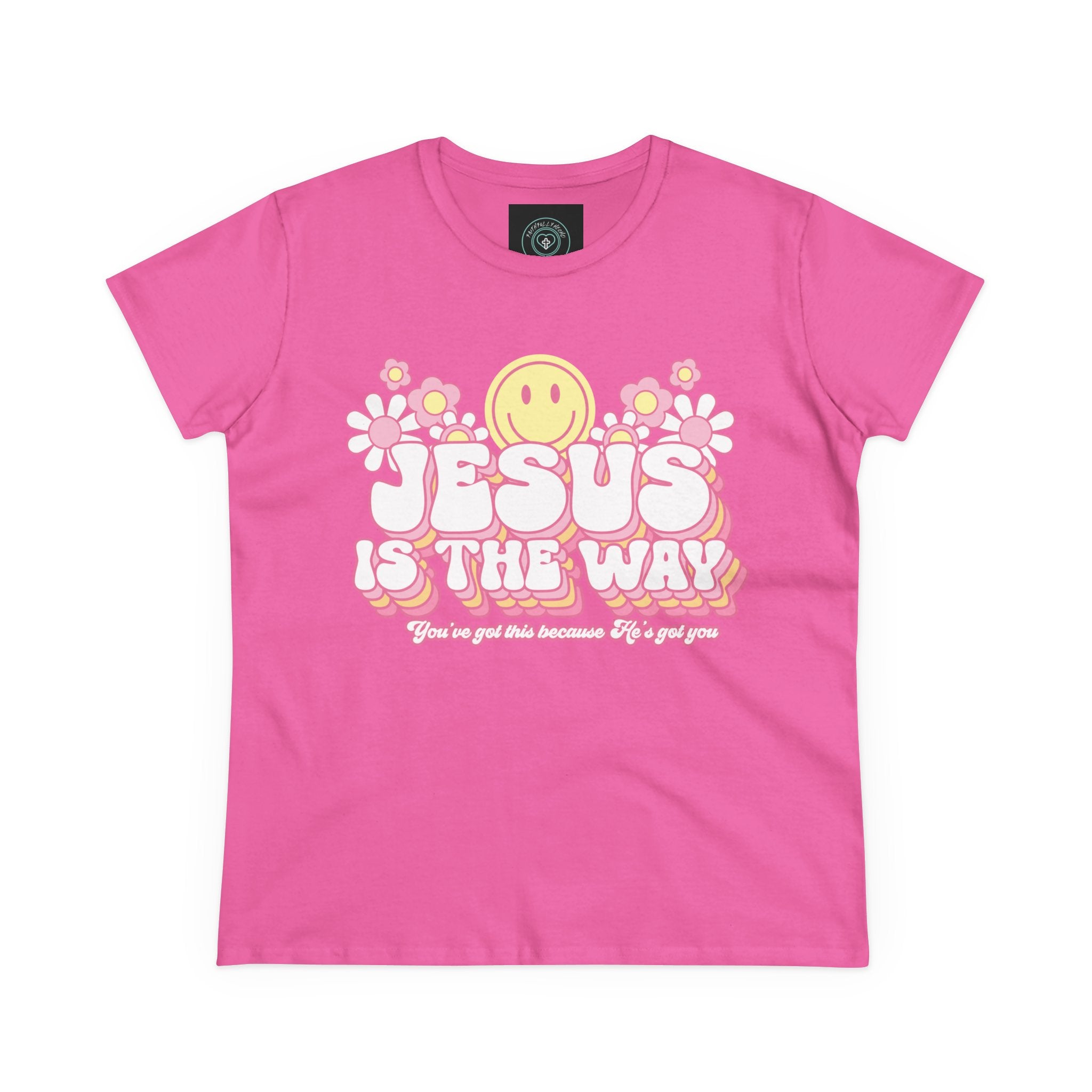Inspirational Women's Tee, Casual Faith Shirt, Everyday Affirmation Top, Jesus is the Way Graphic Tee, Gift for Her