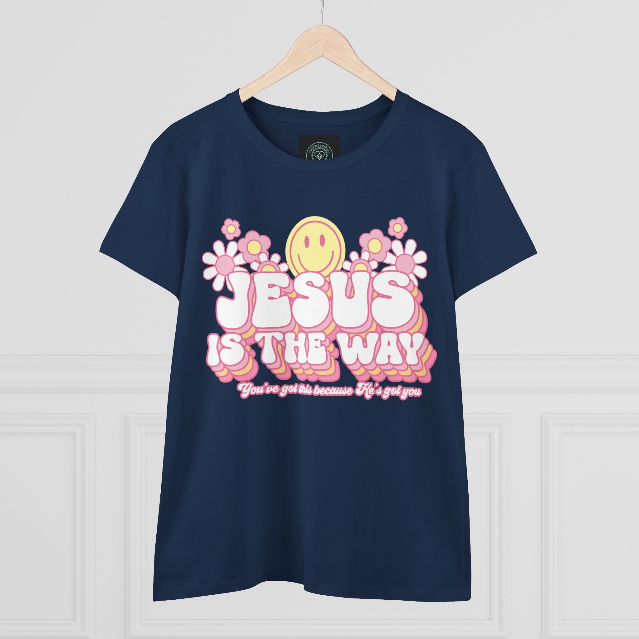 Inspirational Women's Tee, Casual Faith Shirt, Everyday Affirmation Top, Jesus is the Way Graphic Tee, Gift for Her