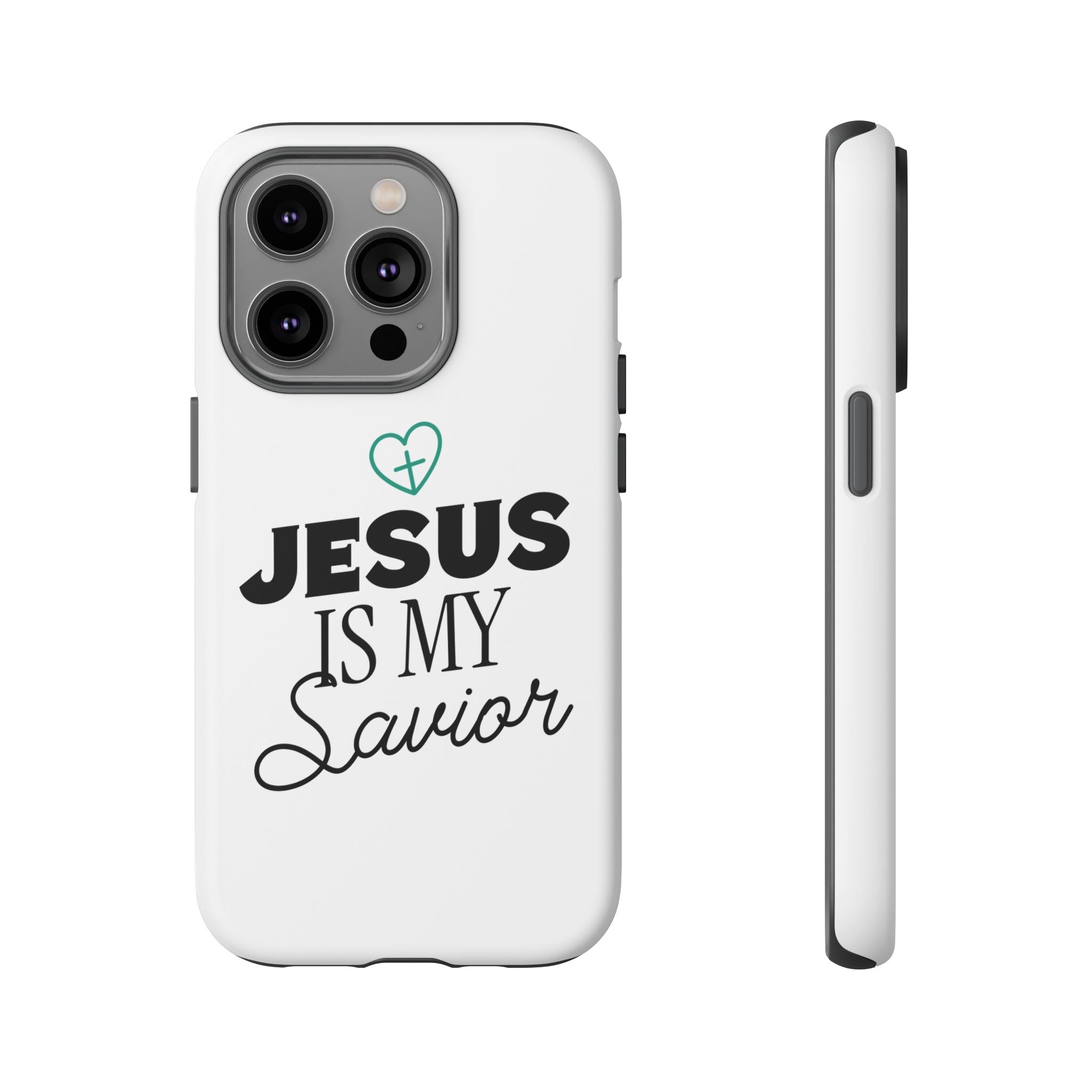 Jesus Is My Savior Phone Case | Tough Cases for Faith & Inspiration, Christian Gifts, Stylish Protection, Bible Verse Accessories