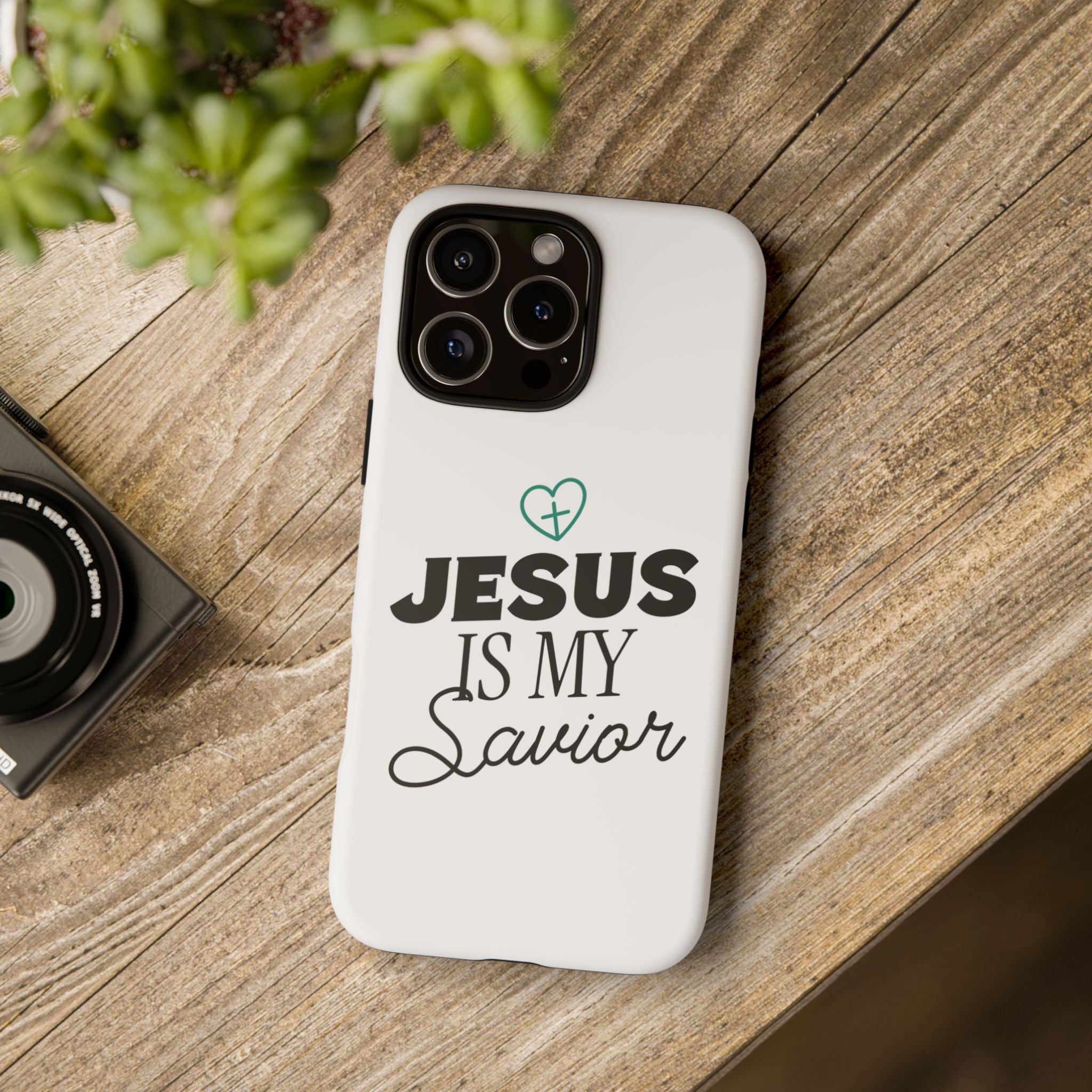 Jesus Is My Savior Phone Case | Tough Cases for Faith & Inspiration, Christian Gifts, Stylish Protection, Bible Verse Accessories