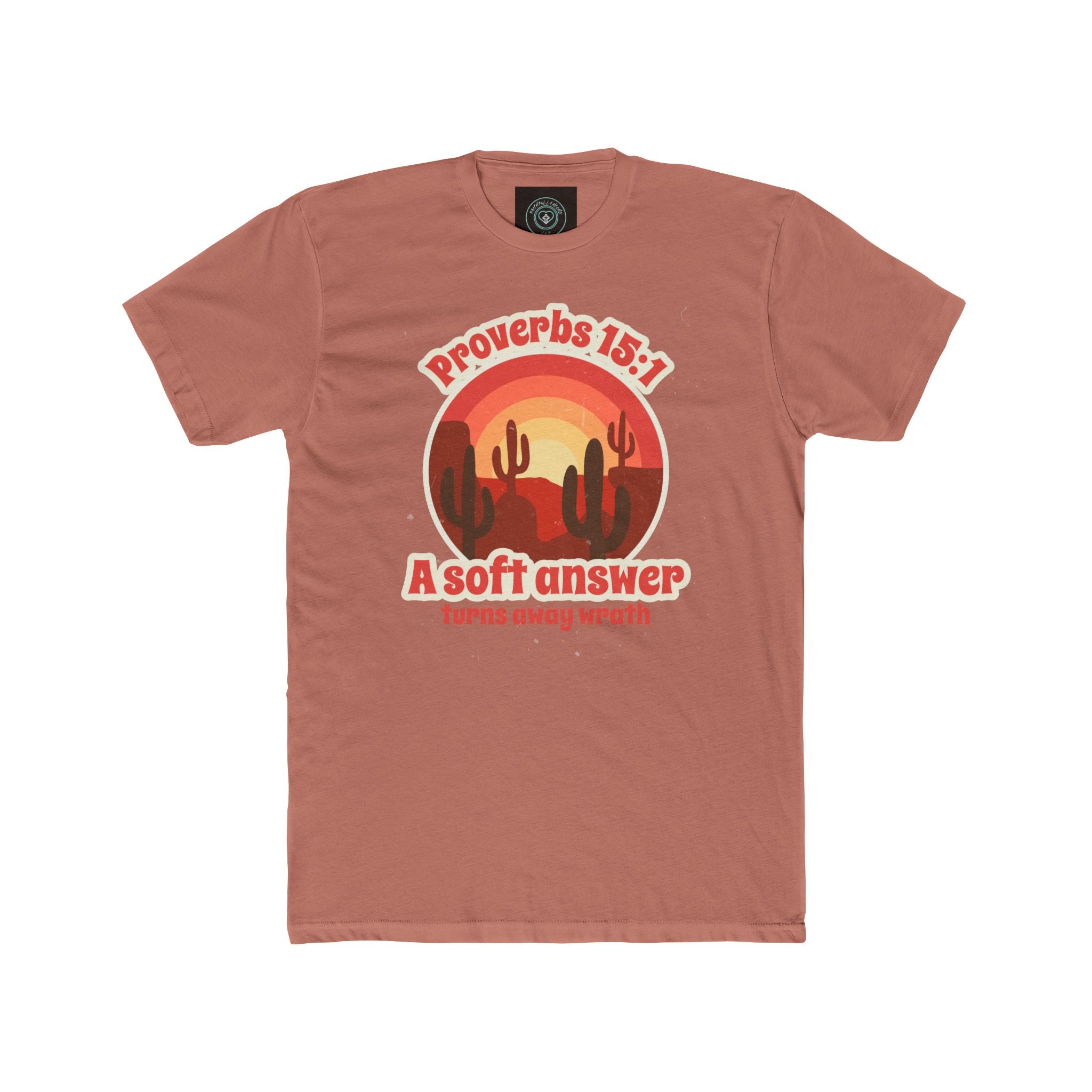 Ladies Crew Tee inspired on Bible Verse Proverbs 15:1 - Soft Answer.
