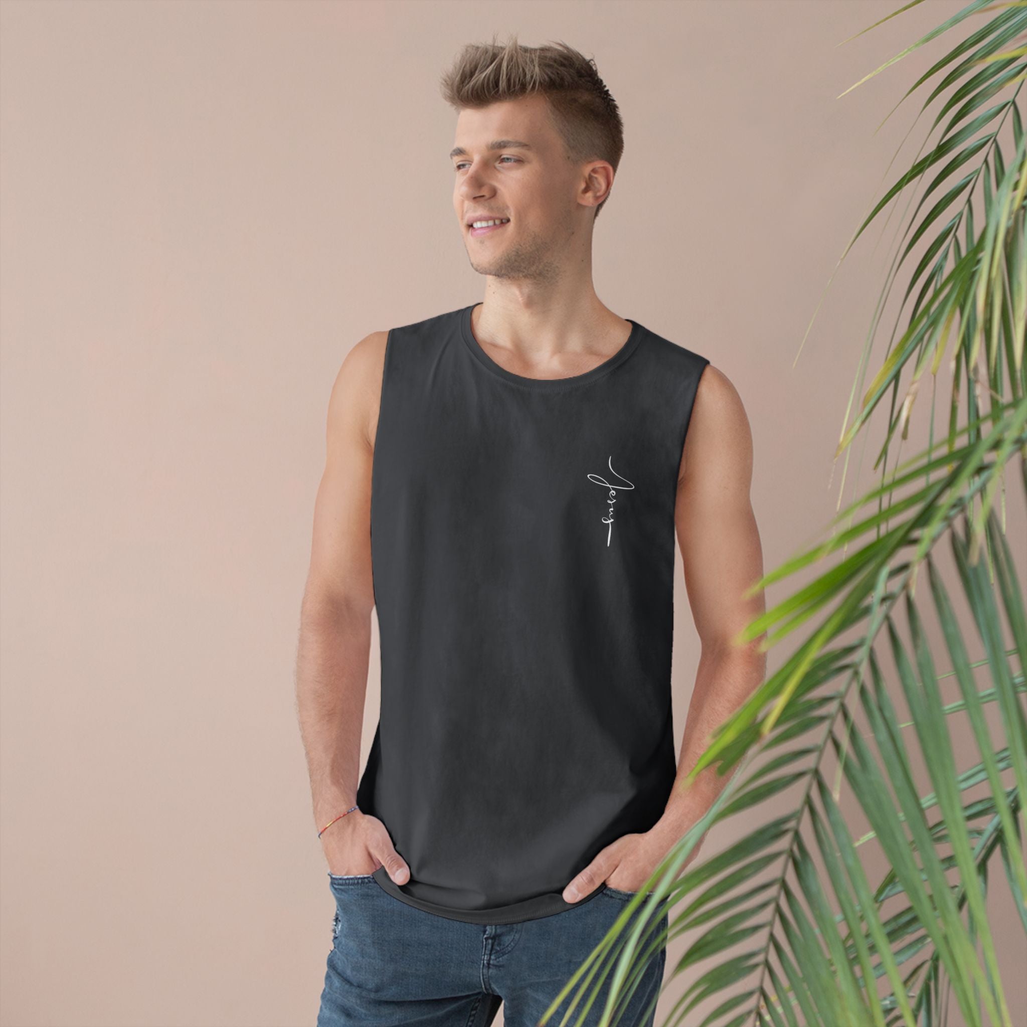 Jesus Got my Back Unisex Workout Tank Top with Motivational Christian Faith Quote, Fitness Top, Gym Wear, Attire, Casual Summer Wear