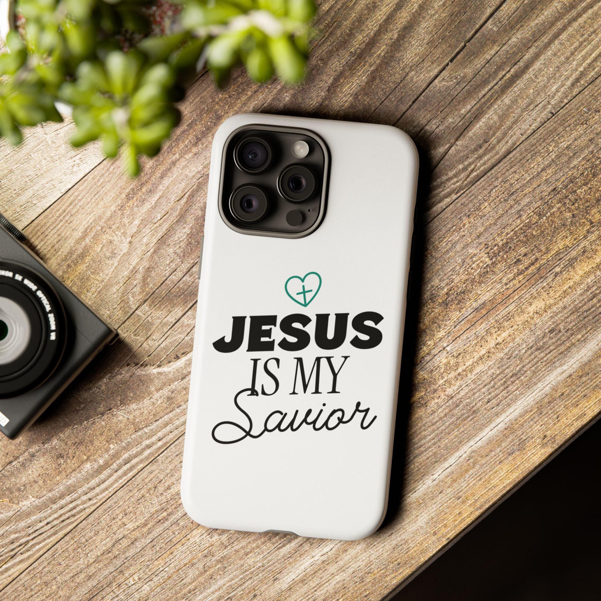 Jesus Is My Savior Phone Case | Tough Cases for Faith & Inspiration, Christian Gifts, Stylish Protection, Bible Verse Accessories