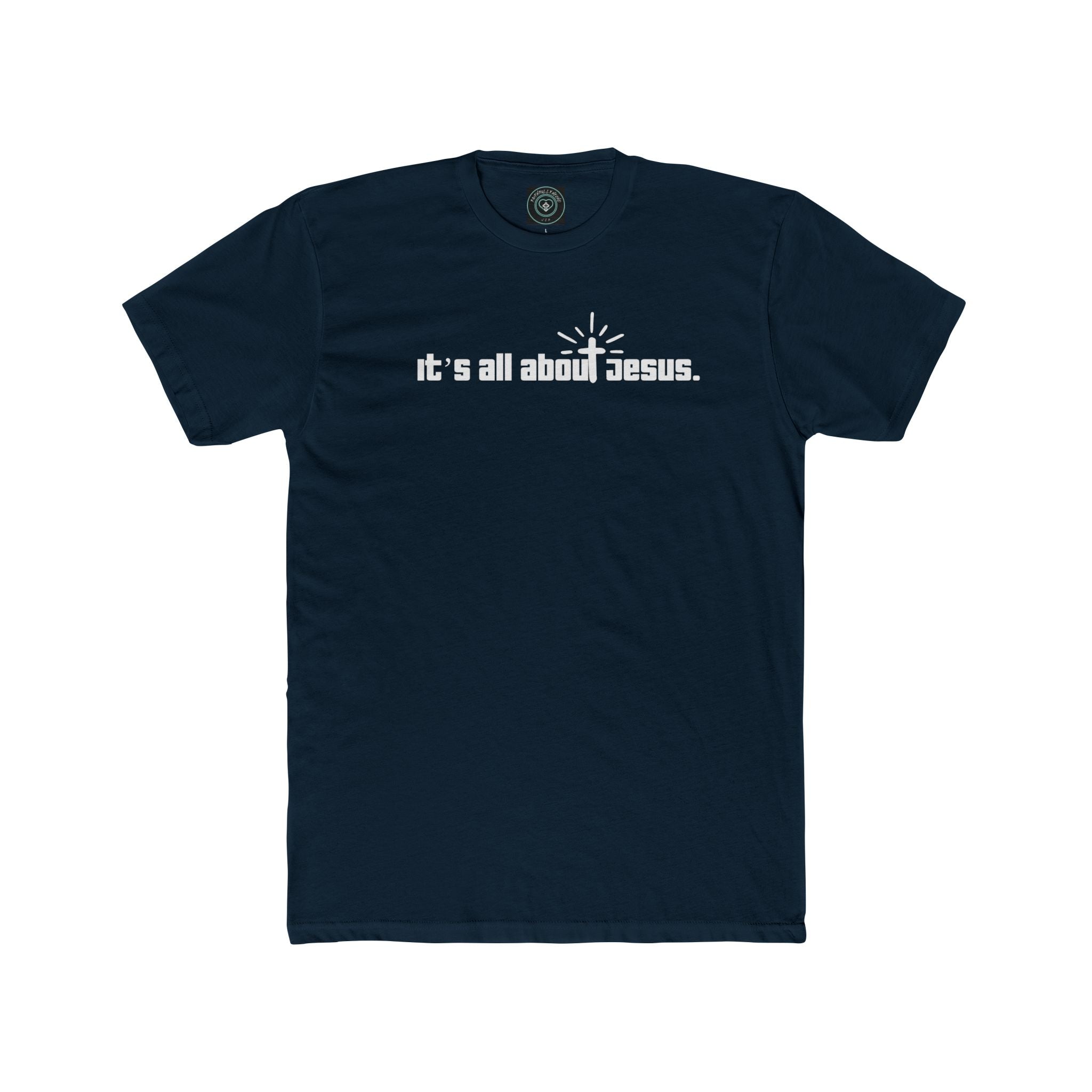 Unisex Inspirational - It's all about Jesus Tee, Faith-Based Apparel, Christian Gift, Casual Wear, Everyday Comfort, Religious Tee
