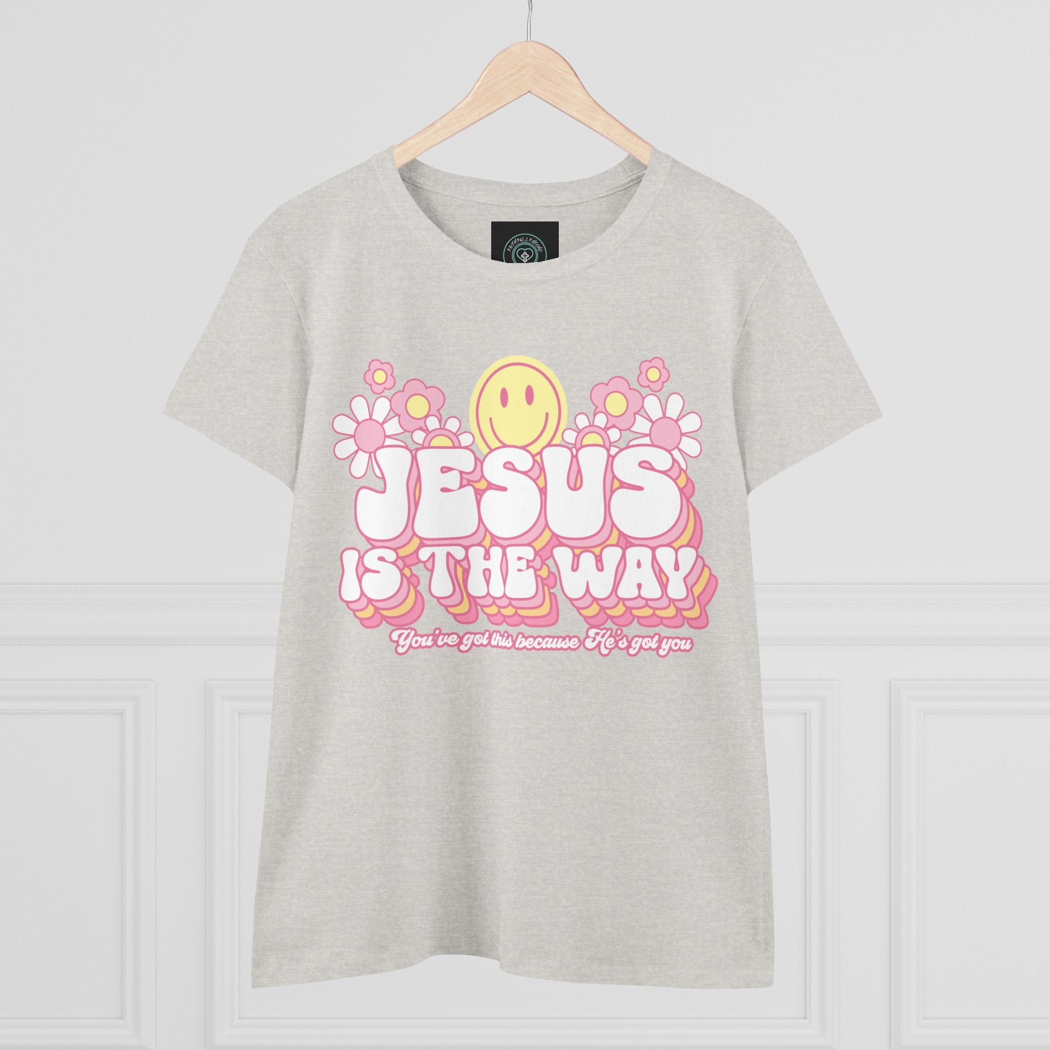 Inspirational Women's Tee, Casual Faith Shirt, Everyday Affirmation Top, Jesus is the Way Graphic Tee, Gift for Her