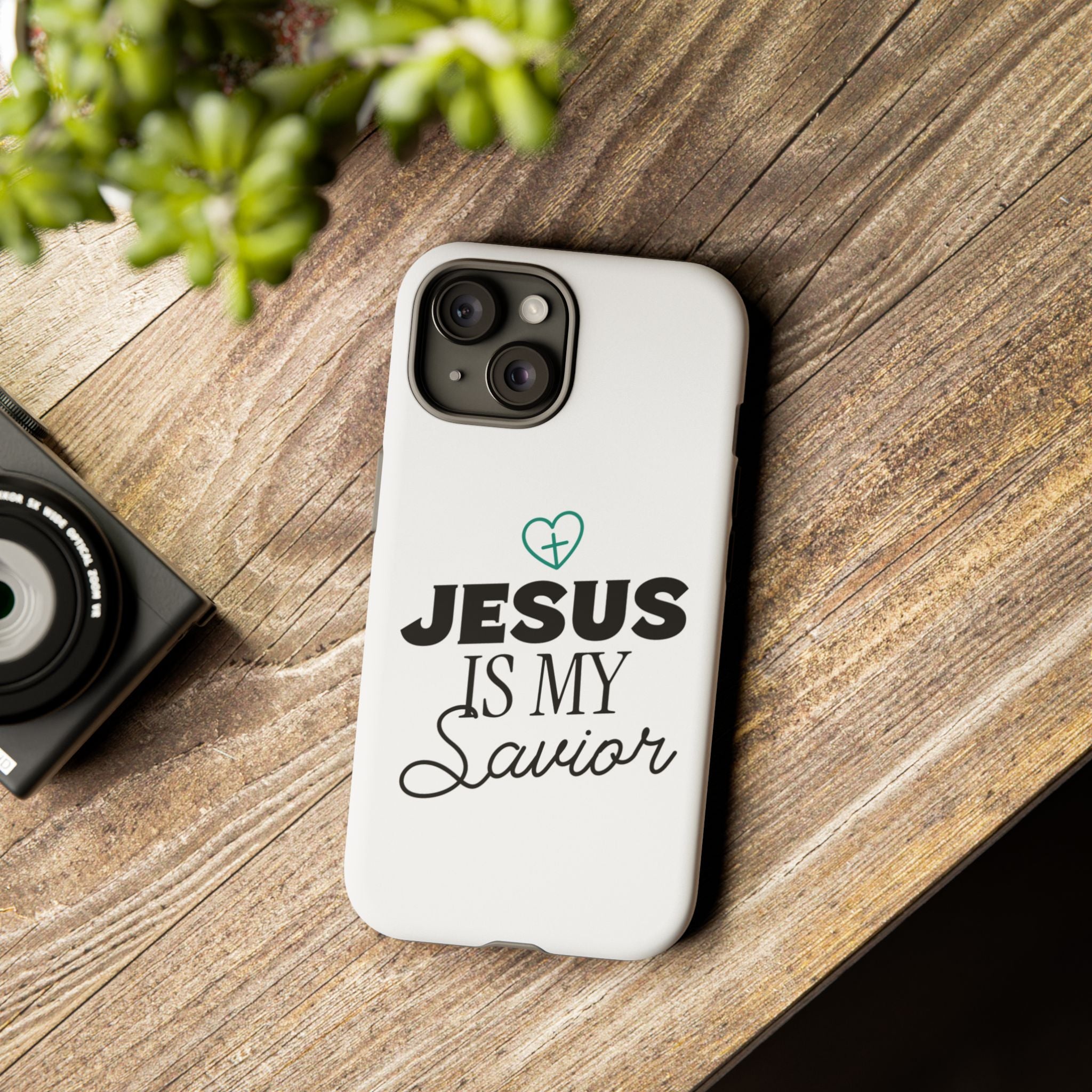 Jesus Is My Savior Phone Case | Tough Cases for Faith & Inspiration, Christian Gifts, Stylish Protection, Bible Verse Accessories