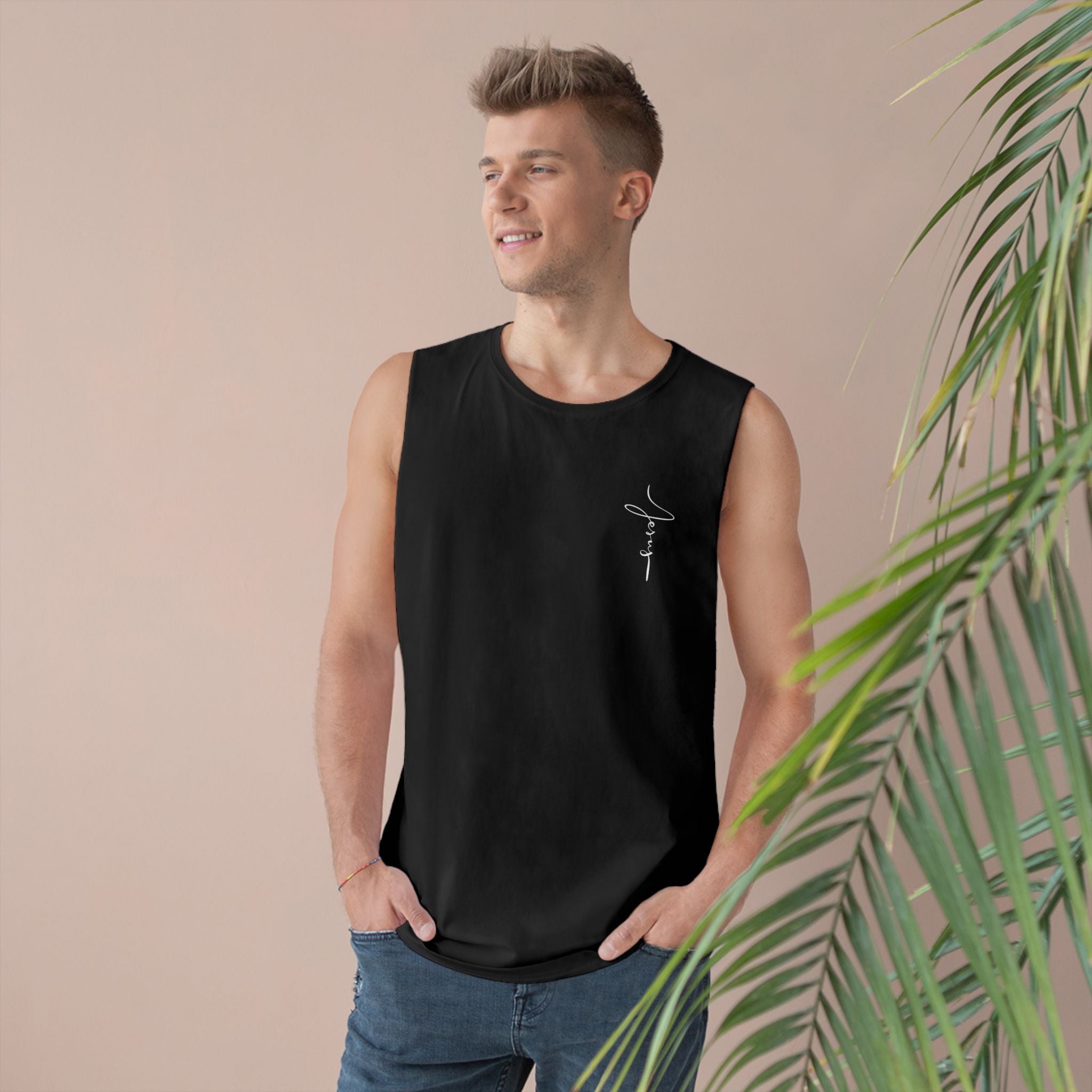 Jesus Got my Back Unisex Workout Tank Top with Motivational Christian Faith Quote, Fitness Top, Gym Wear, Attire, Casual Summer Wear
