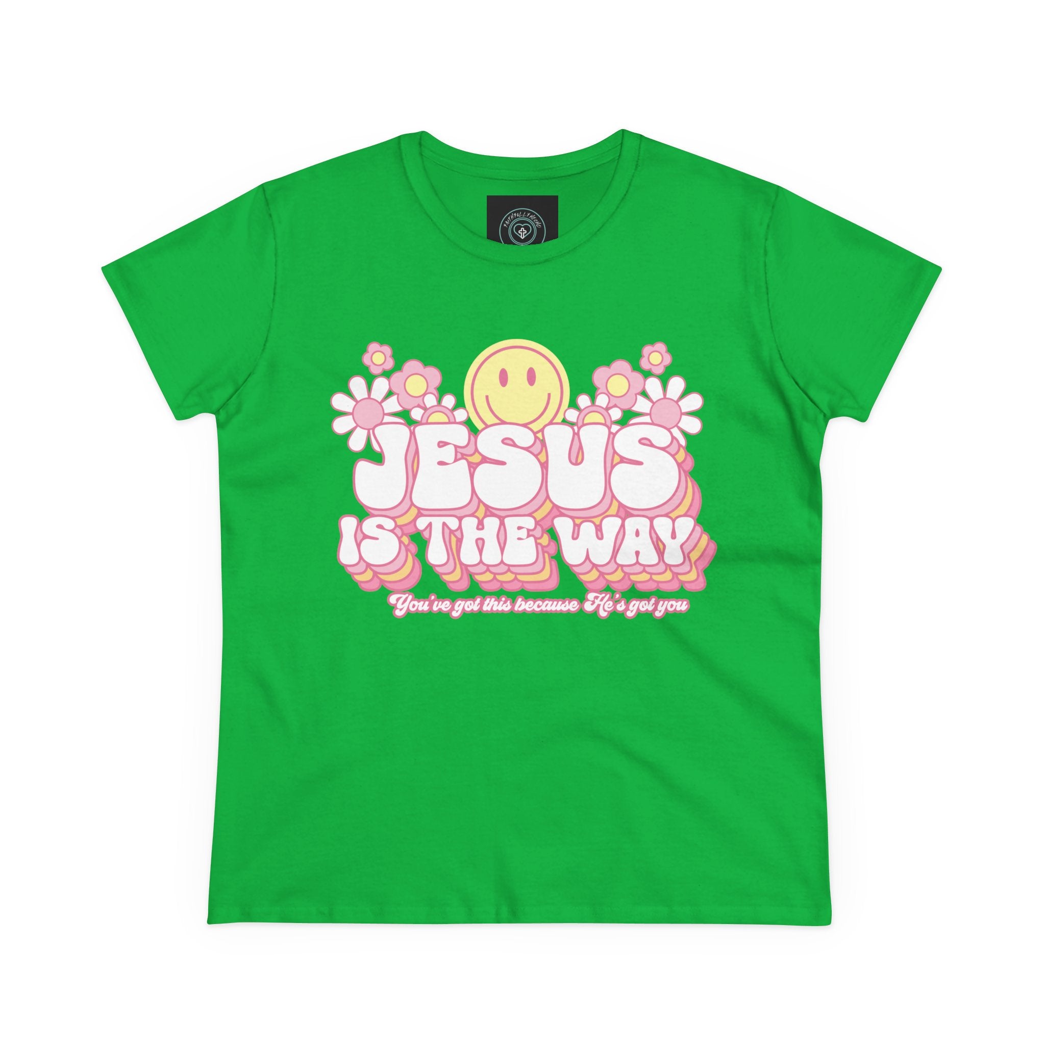 Inspirational Women's Tee, Casual Faith Shirt, Everyday Affirmation Top, Jesus is the Way Graphic Tee, Gift for Her