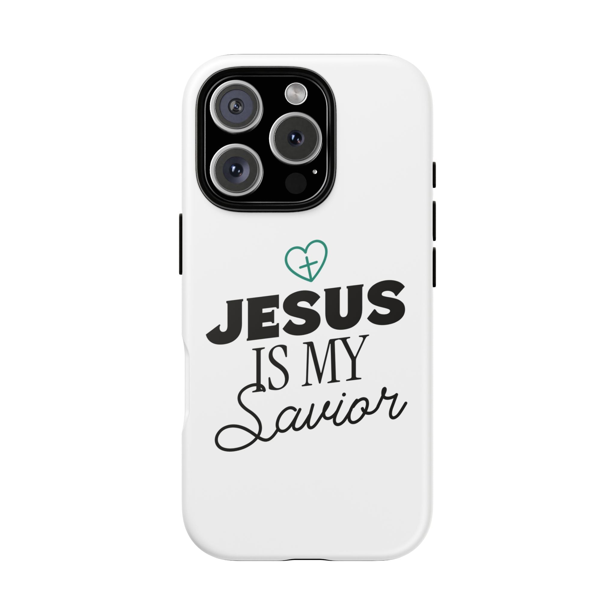 Jesus Is My Savior Phone Case | Tough Cases for Faith & Inspiration, Christian Gifts, Stylish Protection, Bible Verse Accessories