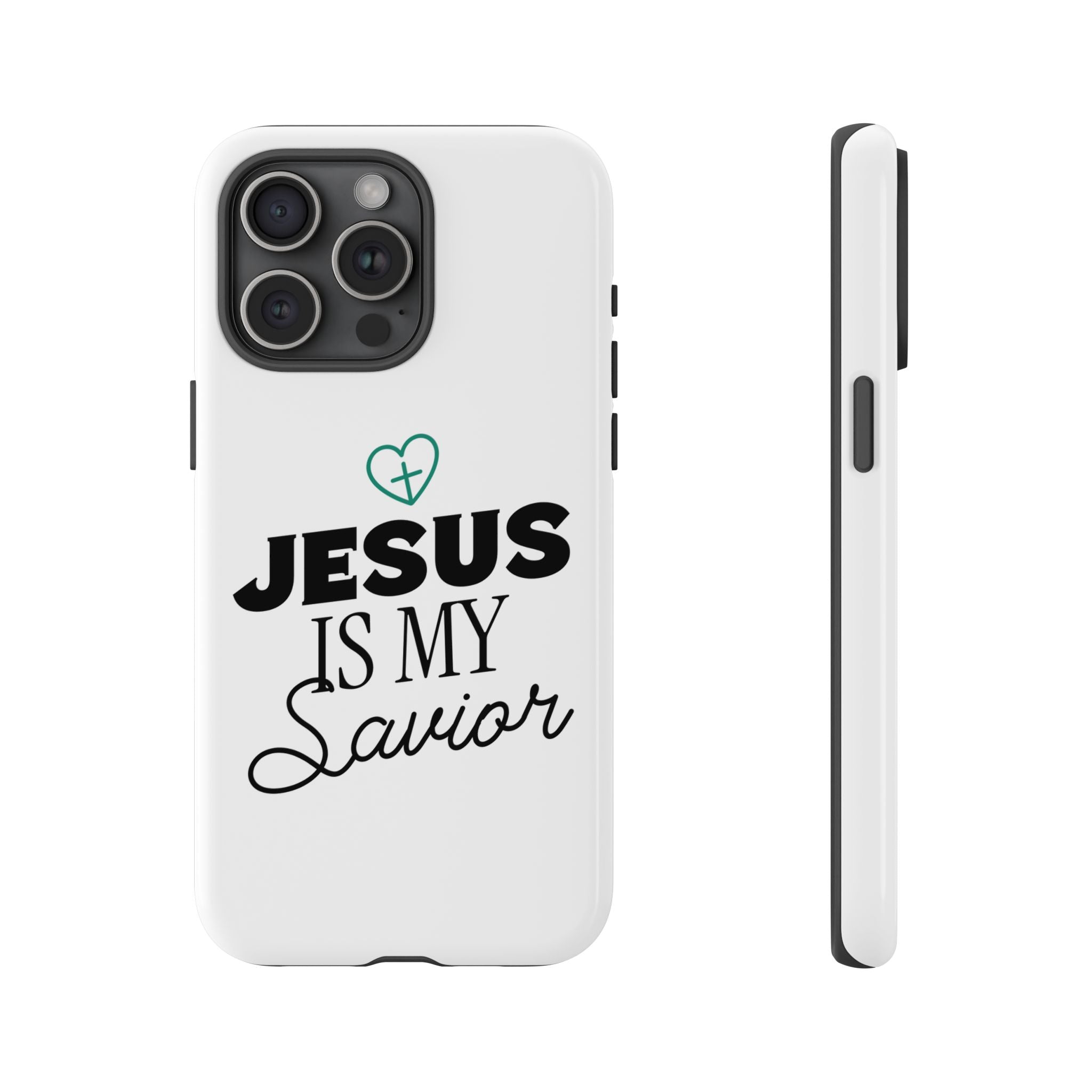 Jesus Is My Savior Phone Case | Tough Cases for Faith & Inspiration, Christian Gifts, Stylish Protection, Bible Verse Accessories