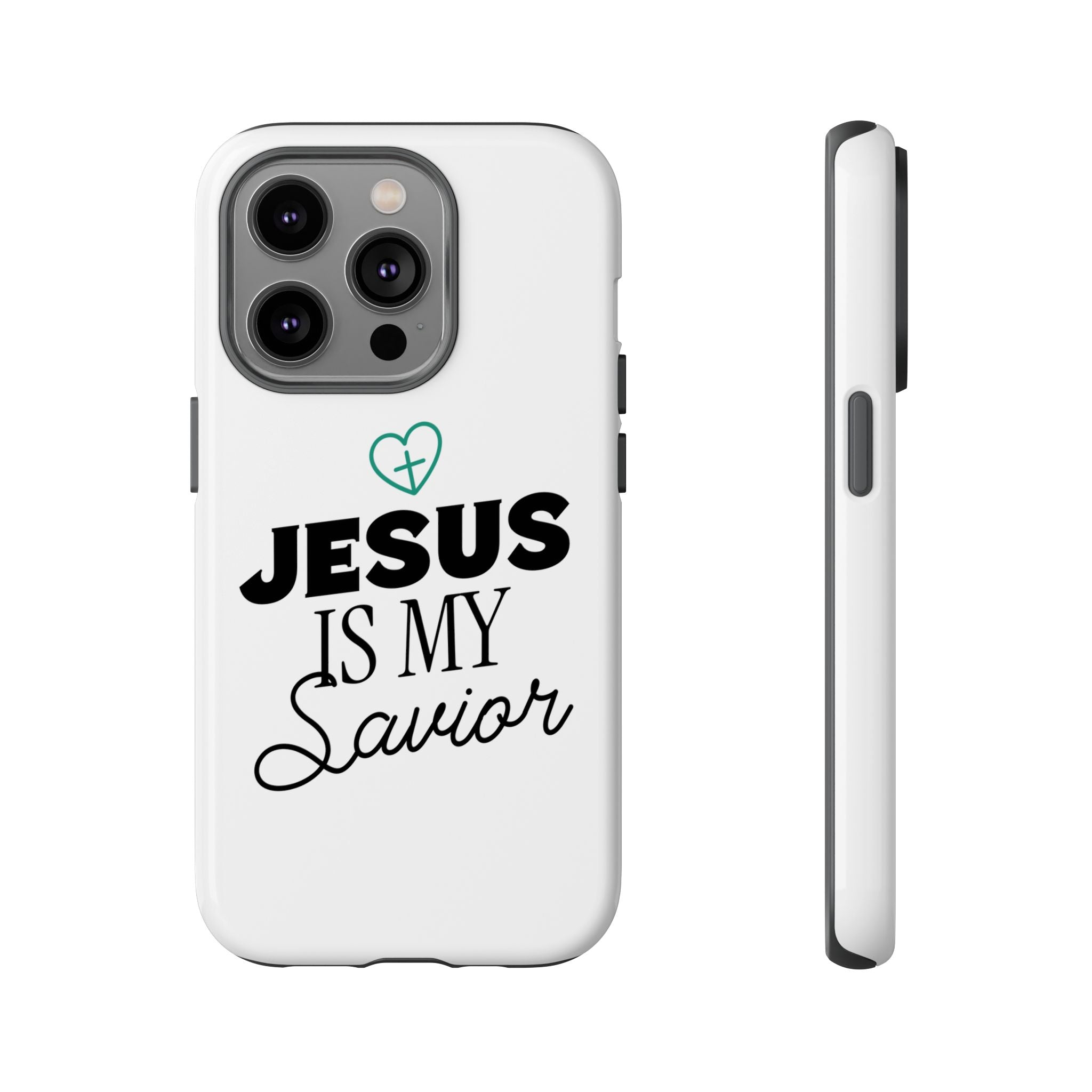 Jesus Is My Savior Phone Case | Tough Cases for Faith & Inspiration, Christian Gifts, Stylish Protection, Bible Verse Accessories