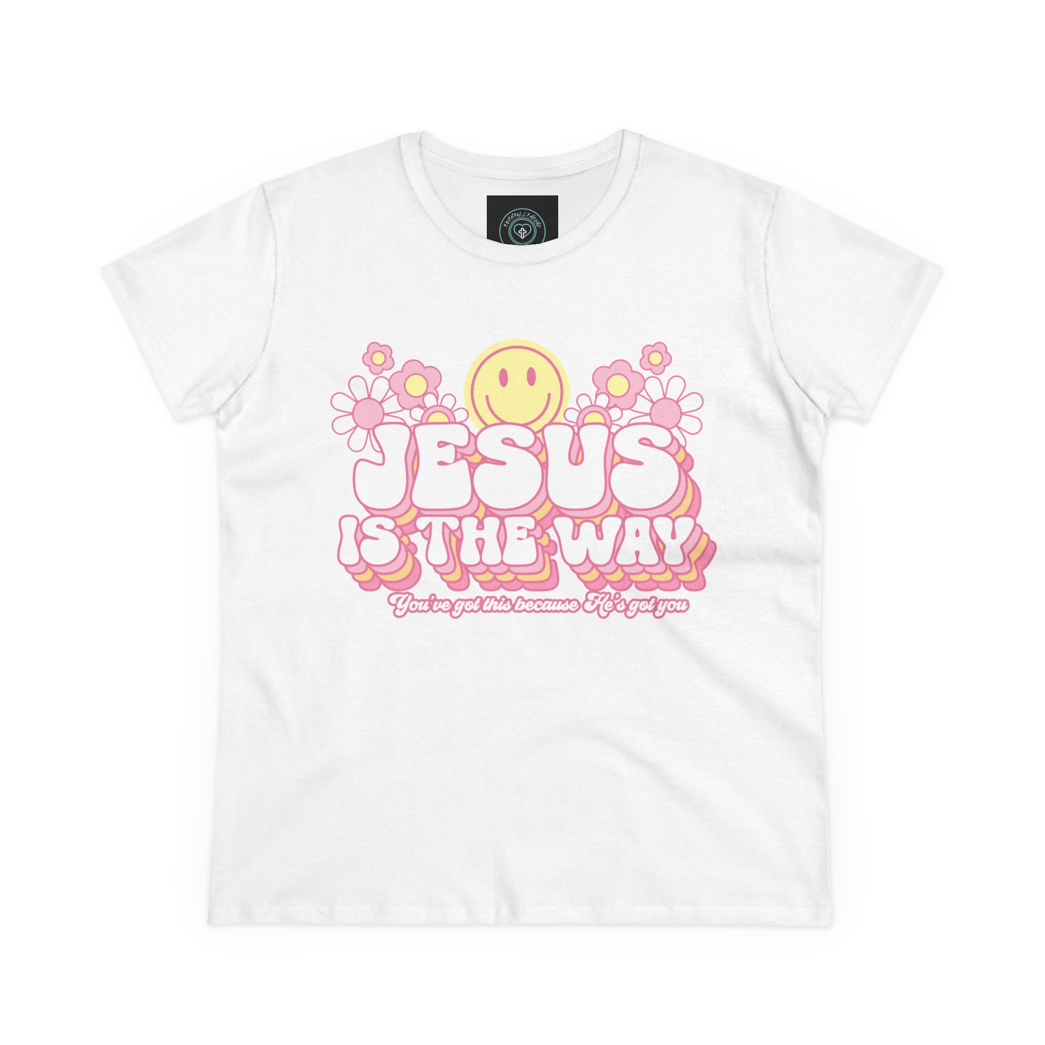 Inspirational Women's Tee, Casual Faith Shirt, Everyday Affirmation Top, Jesus is the Way Graphic Tee, Gift for Her