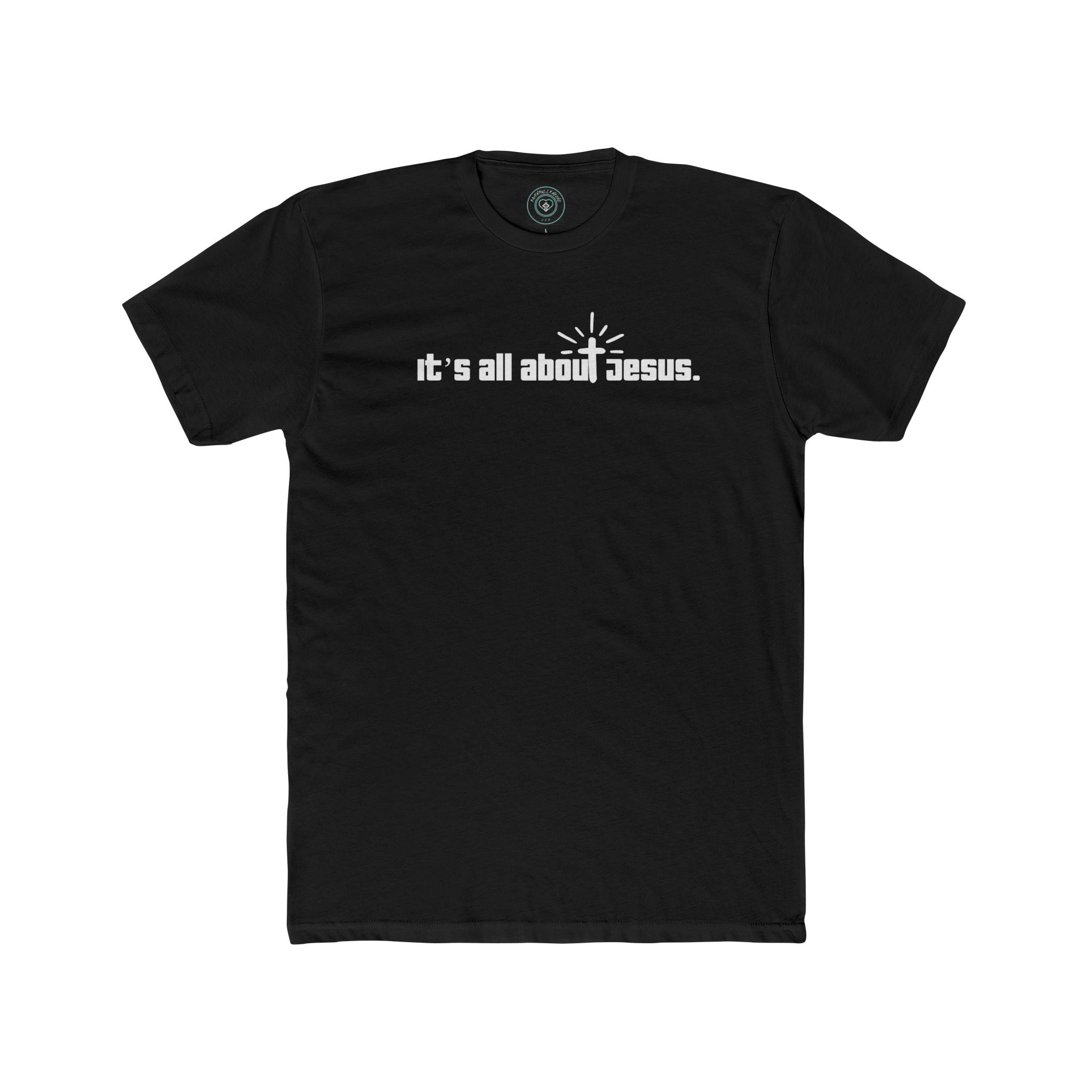 Unisex Inspirational - It's all about Jesus Tee, Faith-Based Apparel, Christian Gift, Casual Wear, Everyday Comfort, Religious Tee