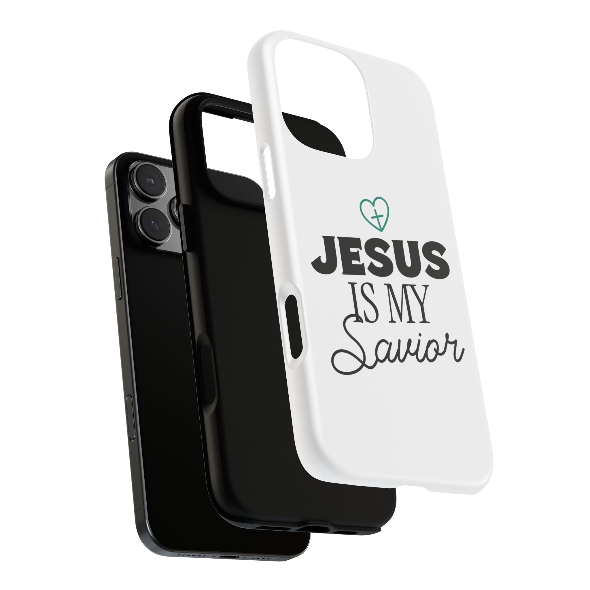 Jesus Is My Savior Phone Case | Tough Cases for Faith & Inspiration, Christian Gifts, Stylish Protection, Bible Verse Accessories