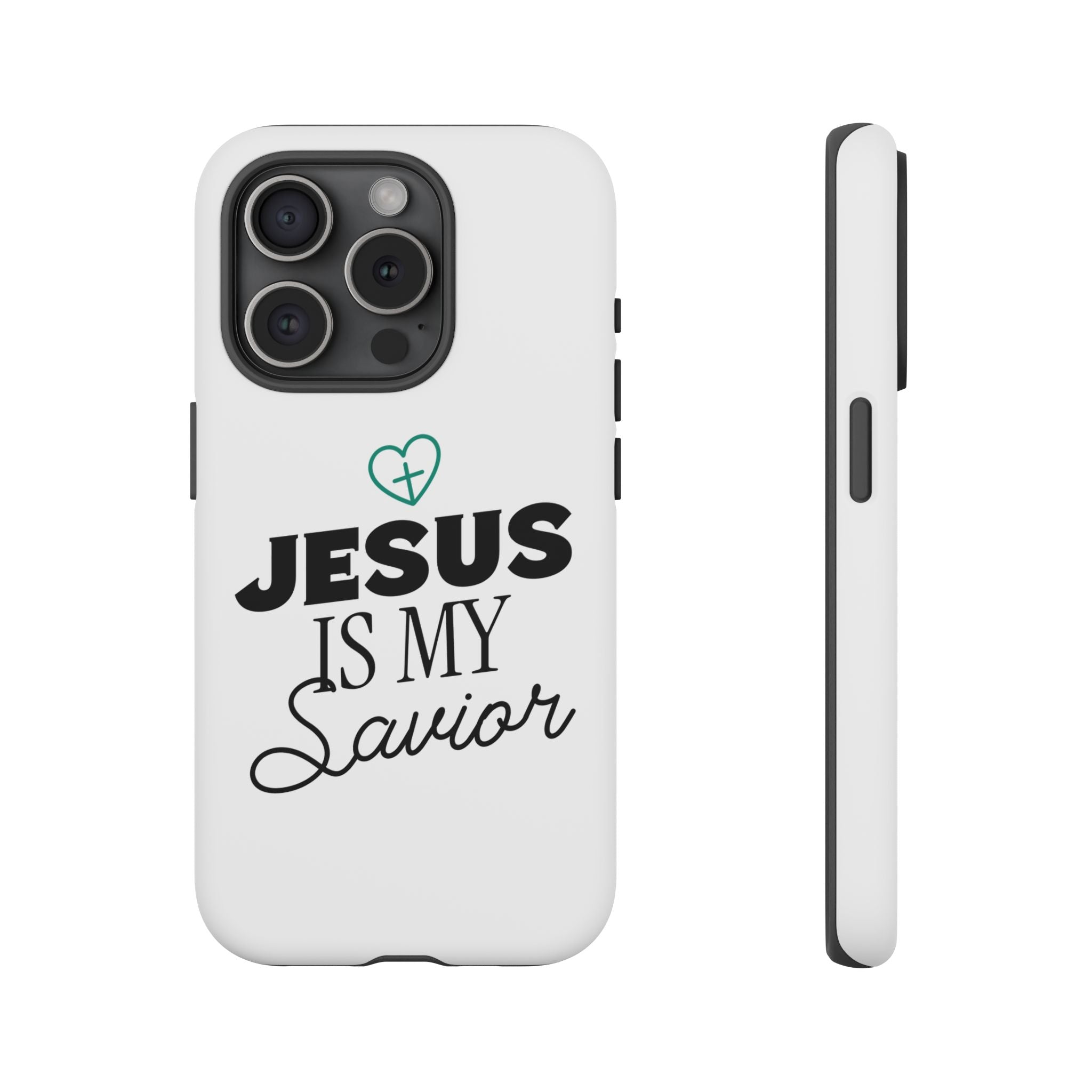 Jesus Is My Savior Phone Case | Tough Cases for Faith & Inspiration, Christian Gifts, Stylish Protection, Bible Verse Accessories