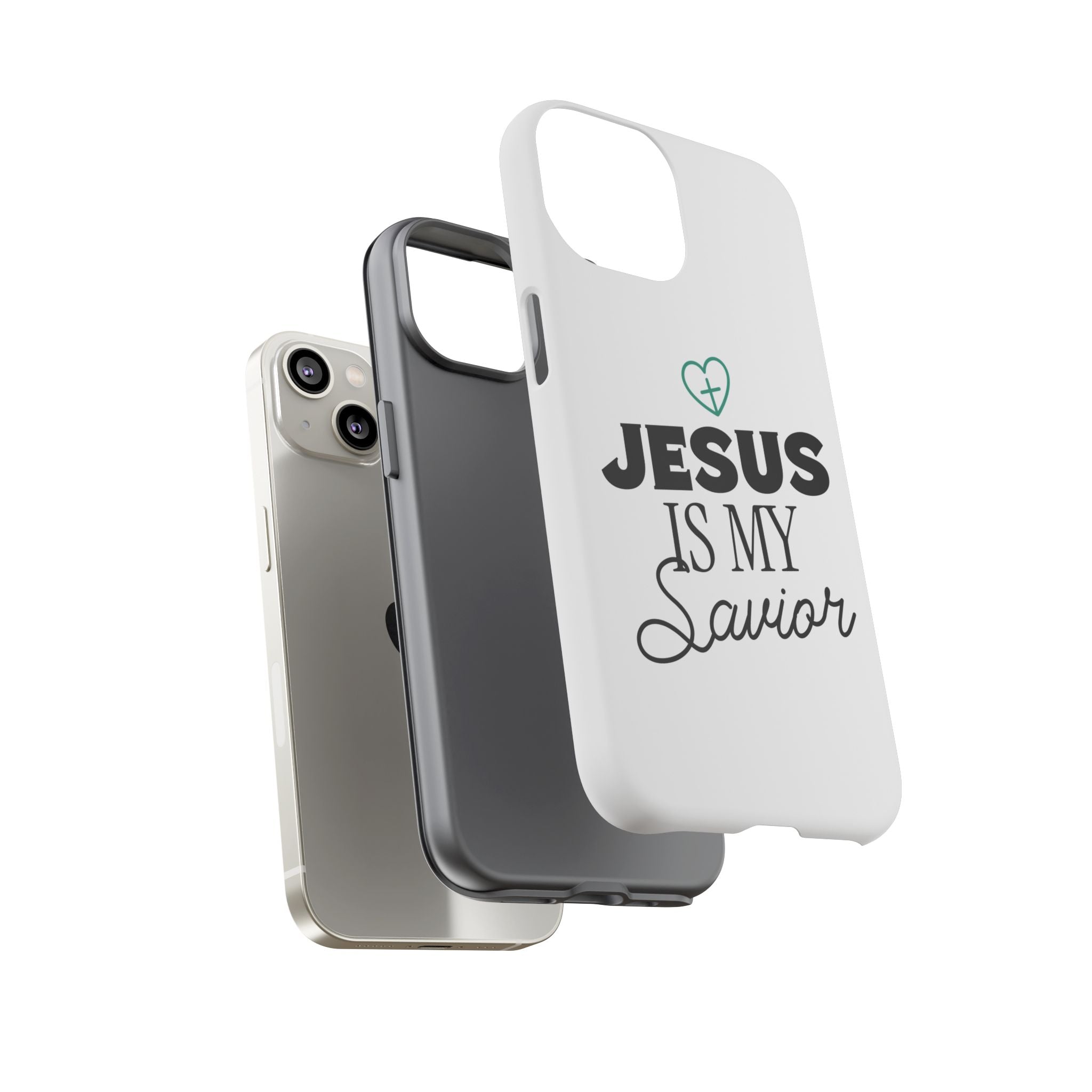 Jesus Is My Savior Phone Case | Tough Cases for Faith & Inspiration, Christian Gifts, Stylish Protection, Bible Verse Accessories