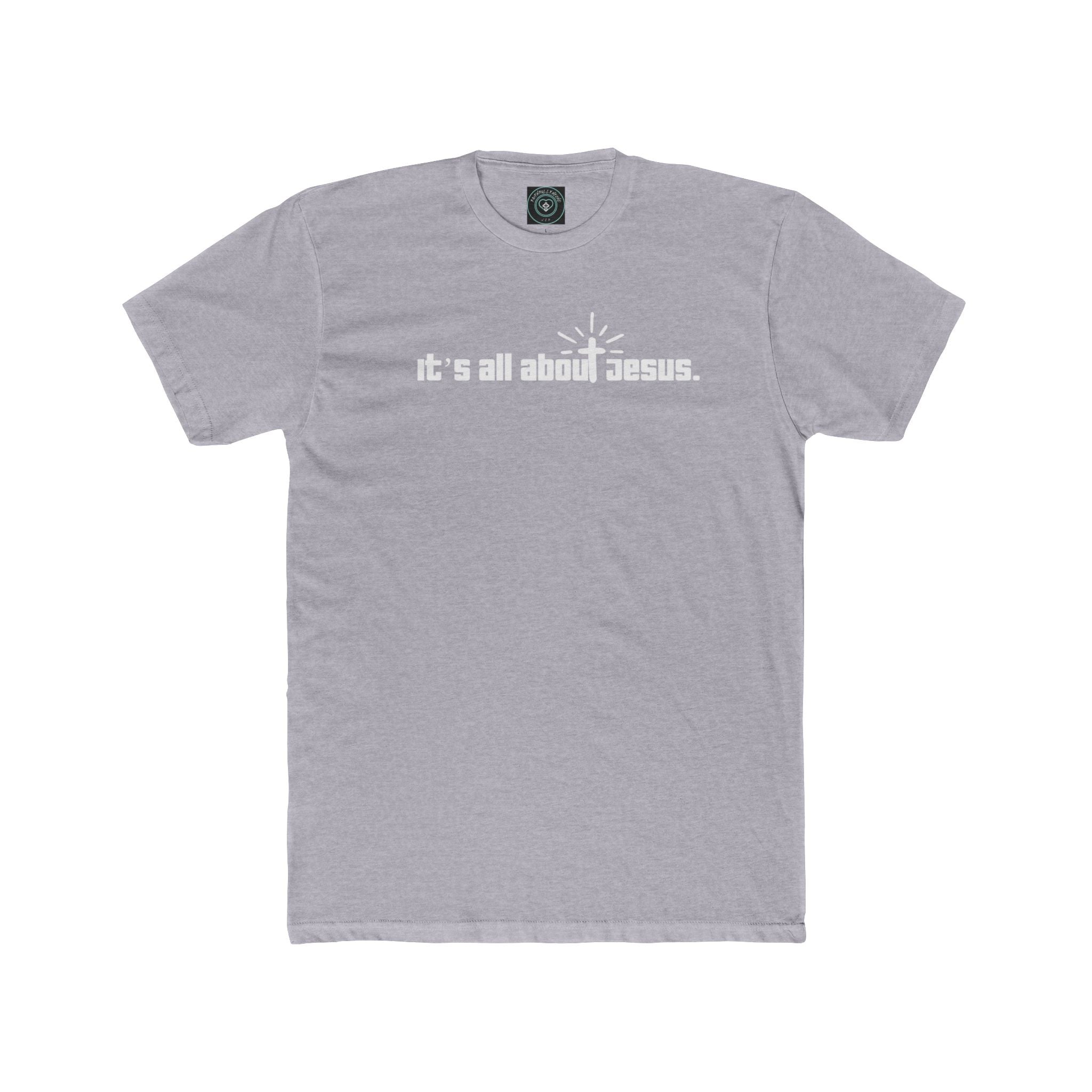 Unisex Inspirational - It's all about Jesus Tee, Faith-Based Apparel, Christian Gift, Casual Wear, Everyday Comfort, Religious Tee