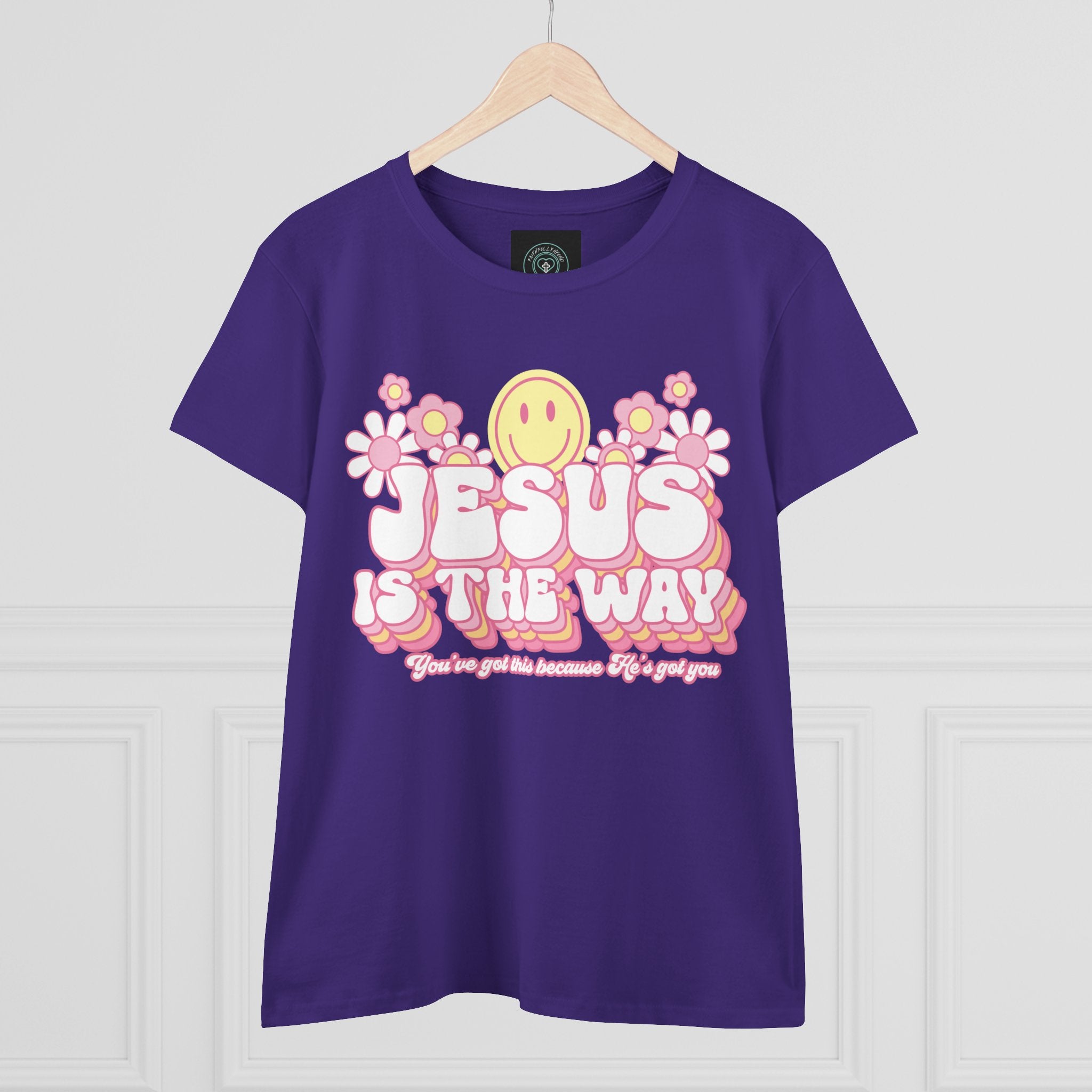 Inspirational Women's Tee, Casual Faith Shirt, Everyday Affirmation Top, Jesus is the Way Graphic Tee, Gift for Her