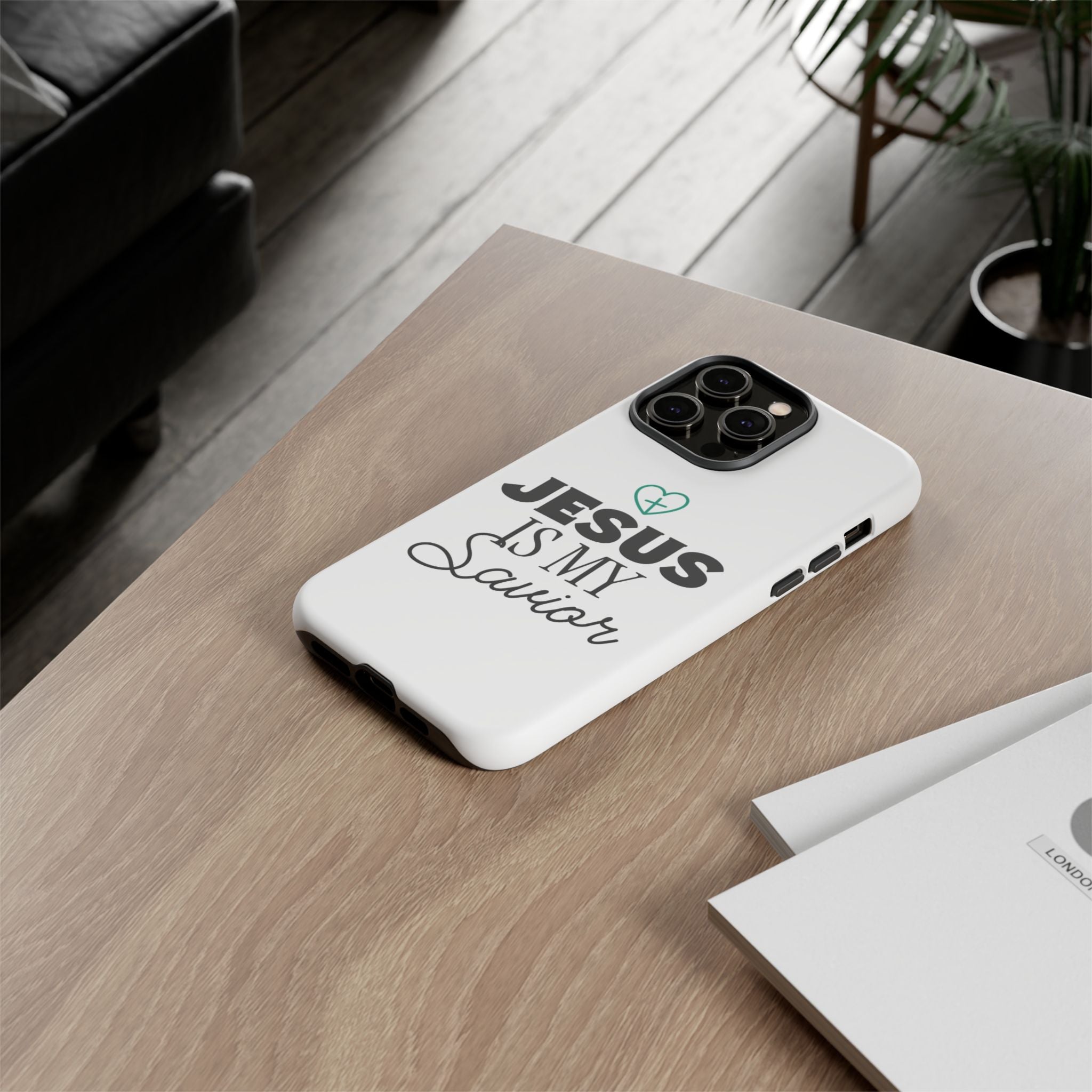 Jesus Is My Savior Phone Case | Tough Cases for Faith & Inspiration, Christian Gifts, Stylish Protection, Bible Verse Accessories