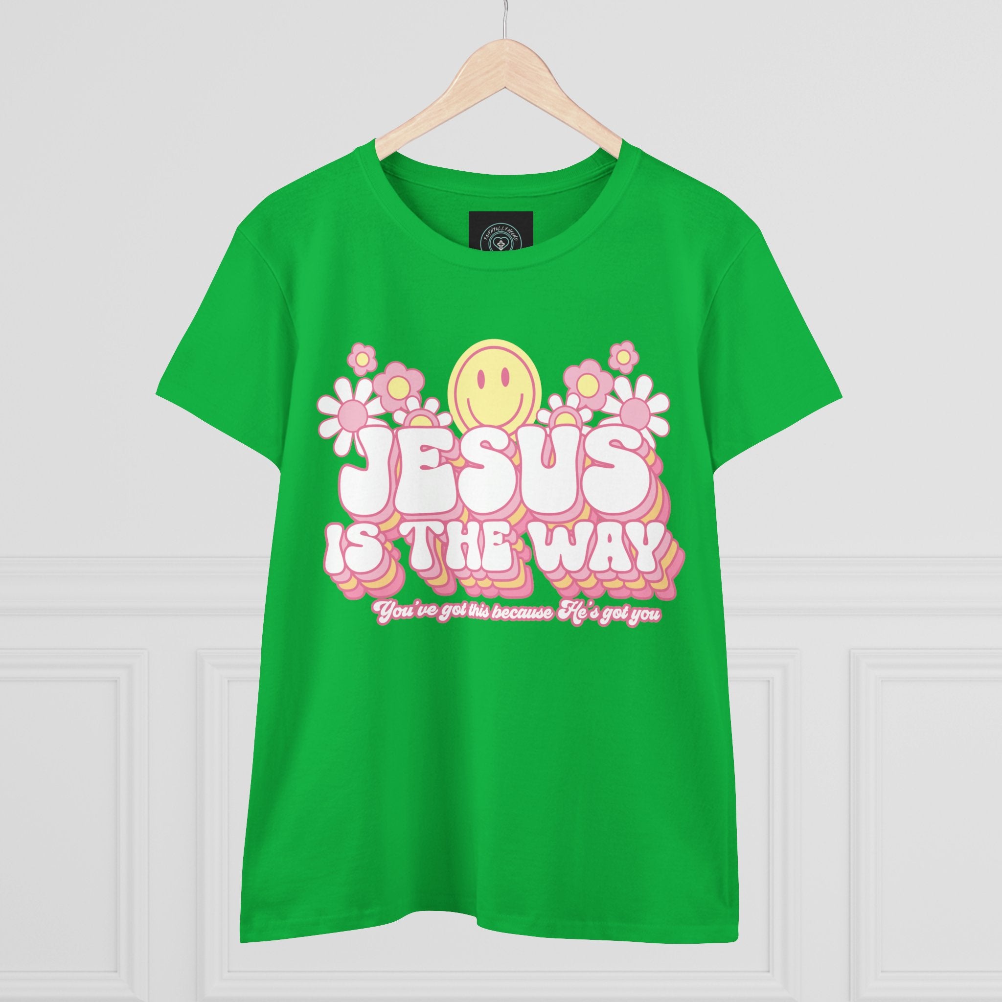 Inspirational Women's Tee, Casual Faith Shirt, Everyday Affirmation Top, Jesus is the Way Graphic Tee, Gift for Her