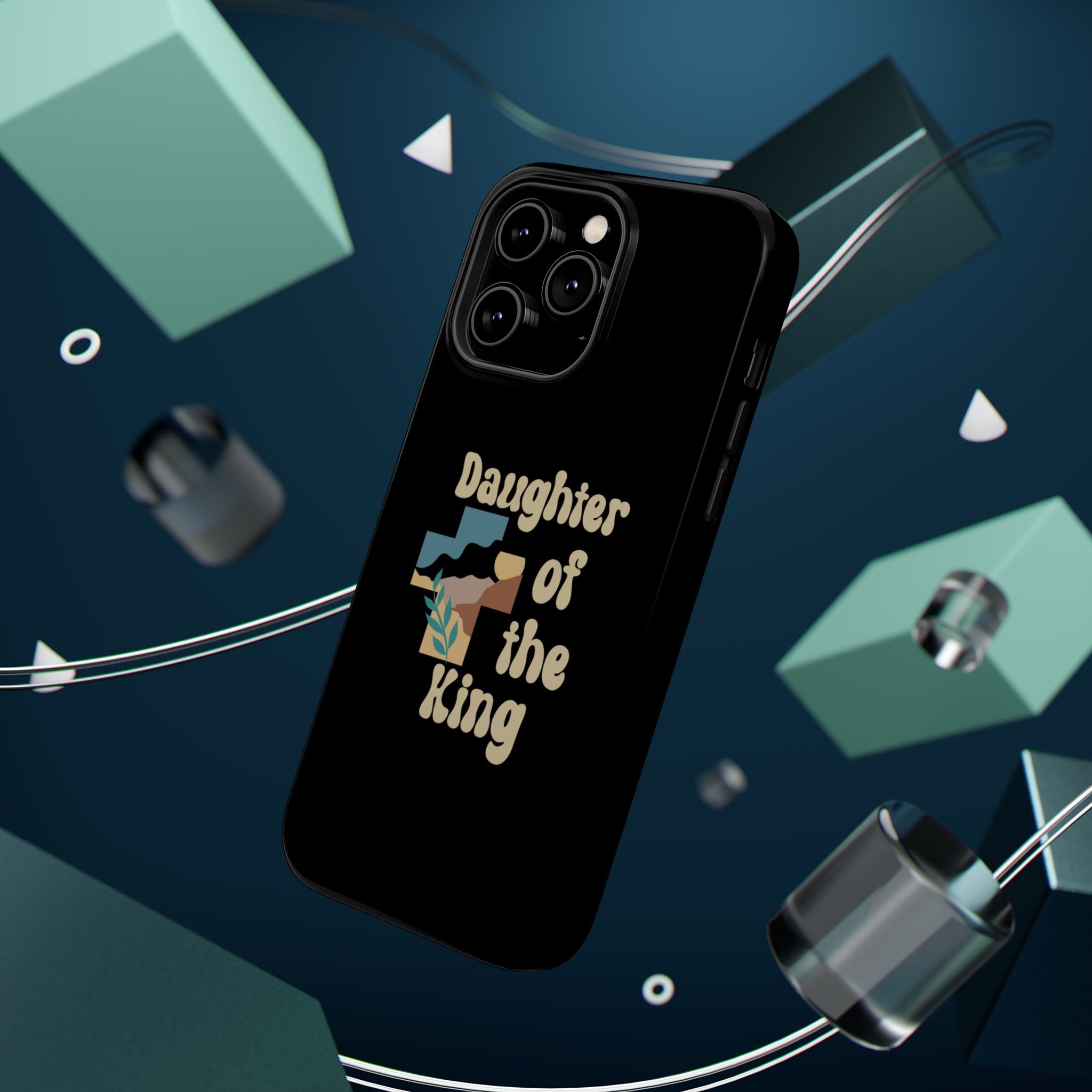 Daughter of the King - Magnetic Phone Case Christian theme - Perfect Gift for Friends, Unique Phone Accessories, Trendy Cases for Her, Personalized Mobile Covers, [...]