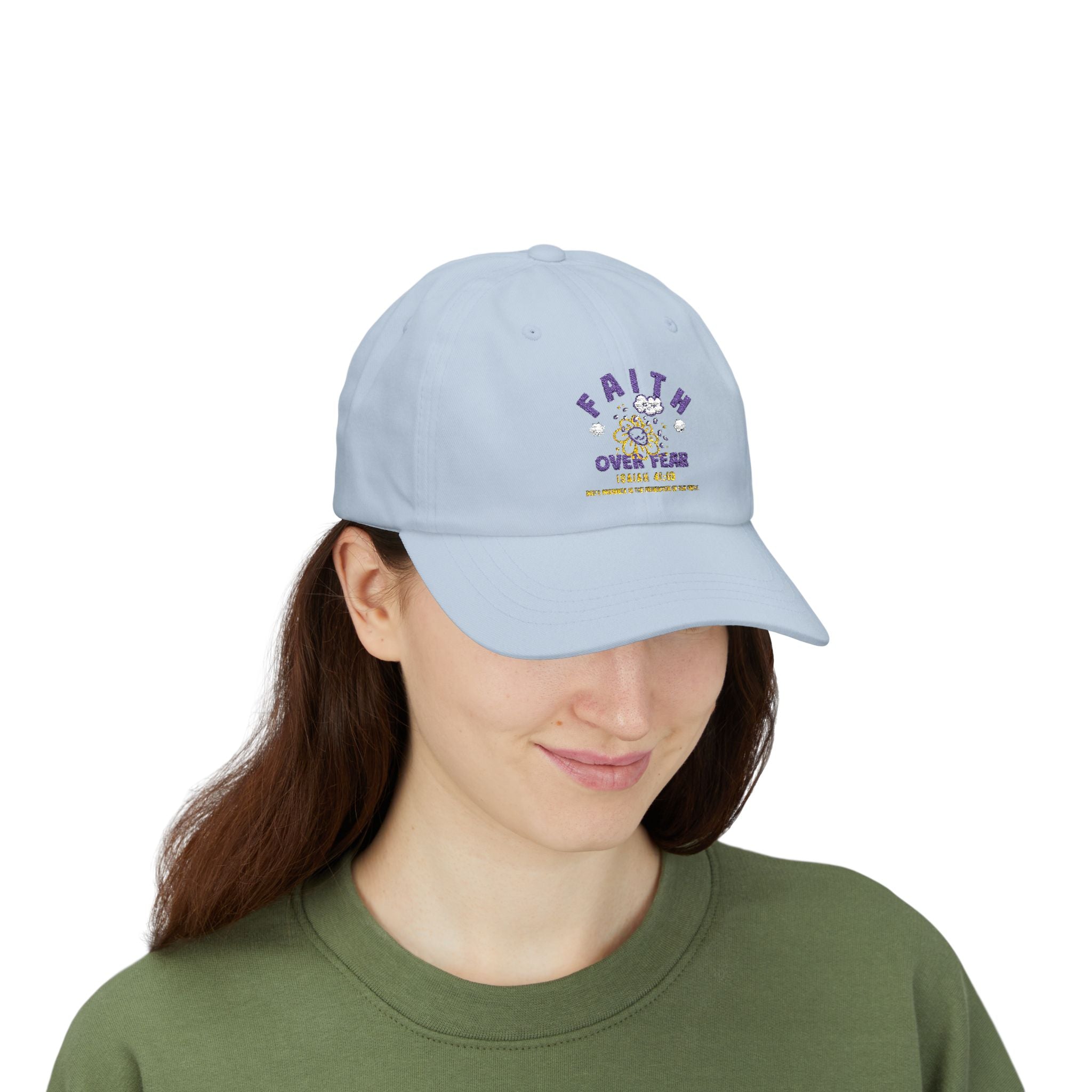 Faith Over Fear Cap - Inspired on Isaiah 41:10 | Casual Hat | Gift for Dads, brothers, friends | Vintage Style Hat | Birthday Gift
