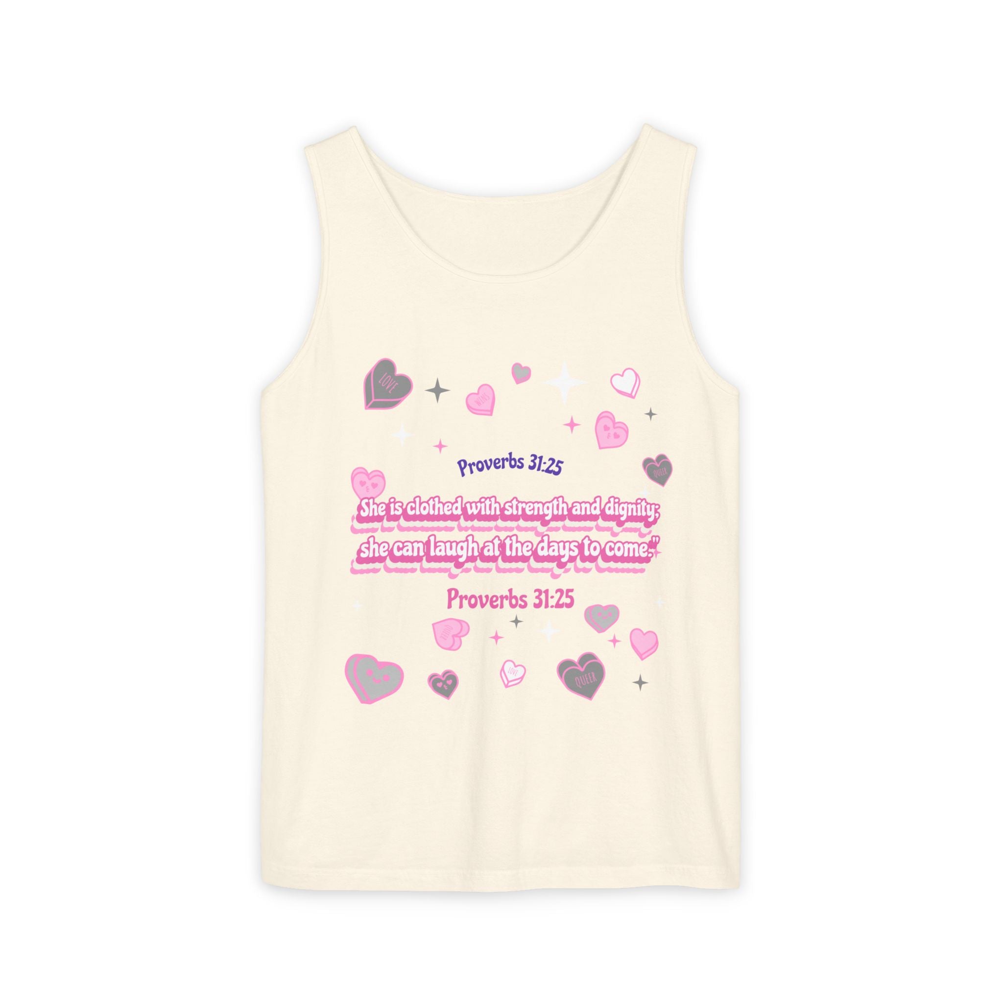 Women's Favorite Tee -Inspired bible verse Proverbs 31:25- Birthday, Gift, Family tshirts, Sisters