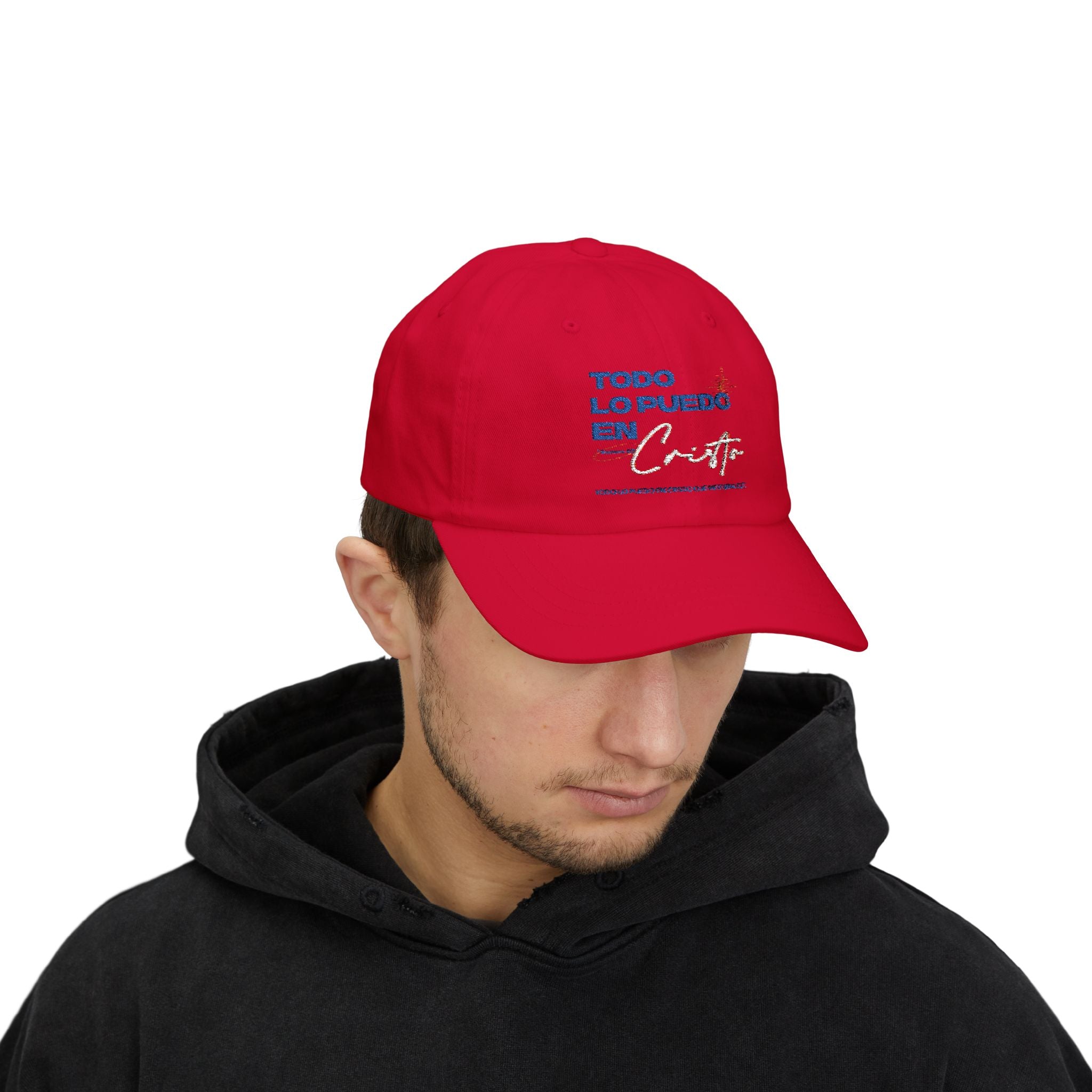 Dad Cap - Todo lo Puedo en Cristo | Cap - Hat in Spanish | Gift for Dads, brothers, friends | Vintage Style Hat | Birthday Gift