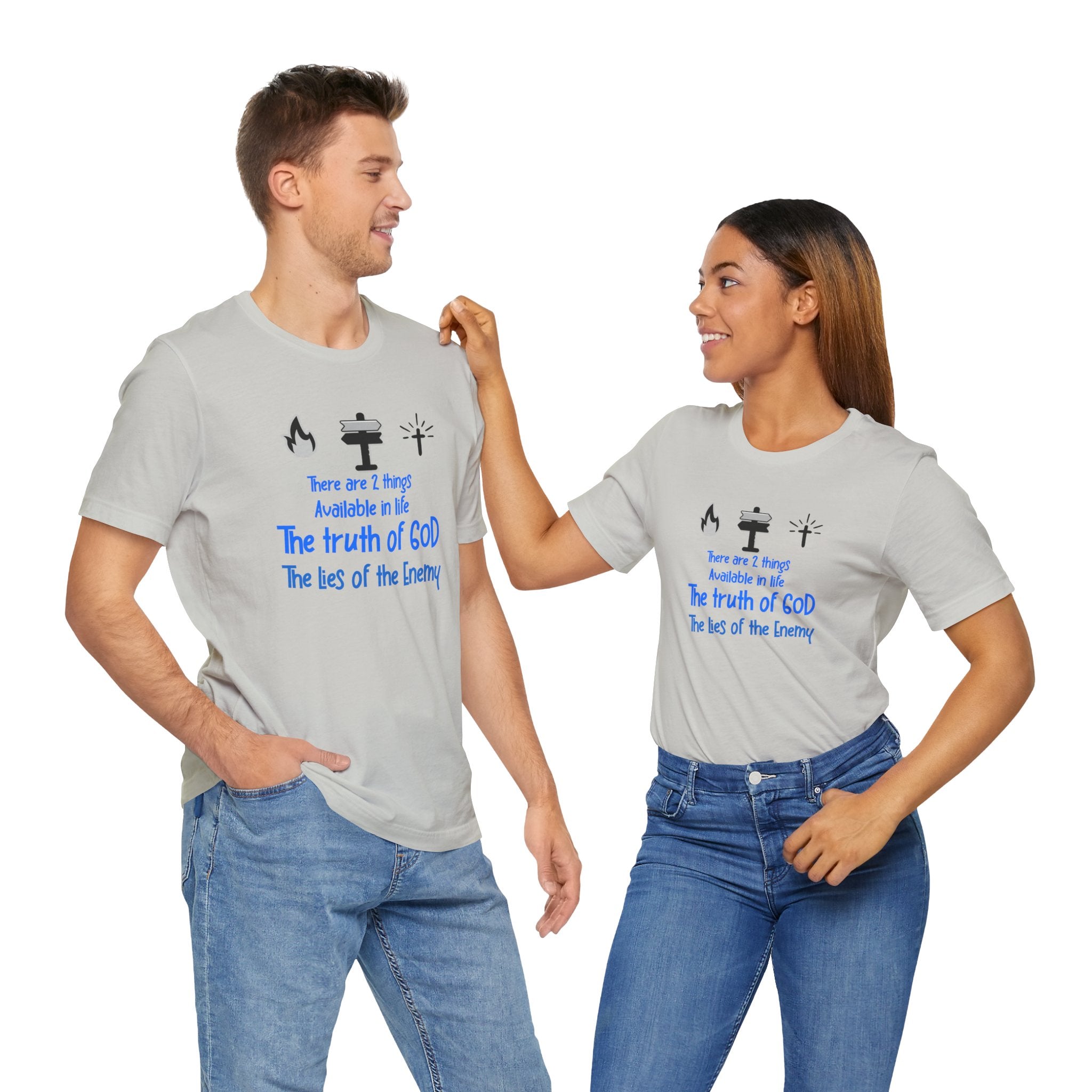 Christian. Unisex Tee unisex, Gospel Bible Verse Shirt, Family Spiritual Gift, Casual Wear, Perfect for Holidays or Family, Christian Attire