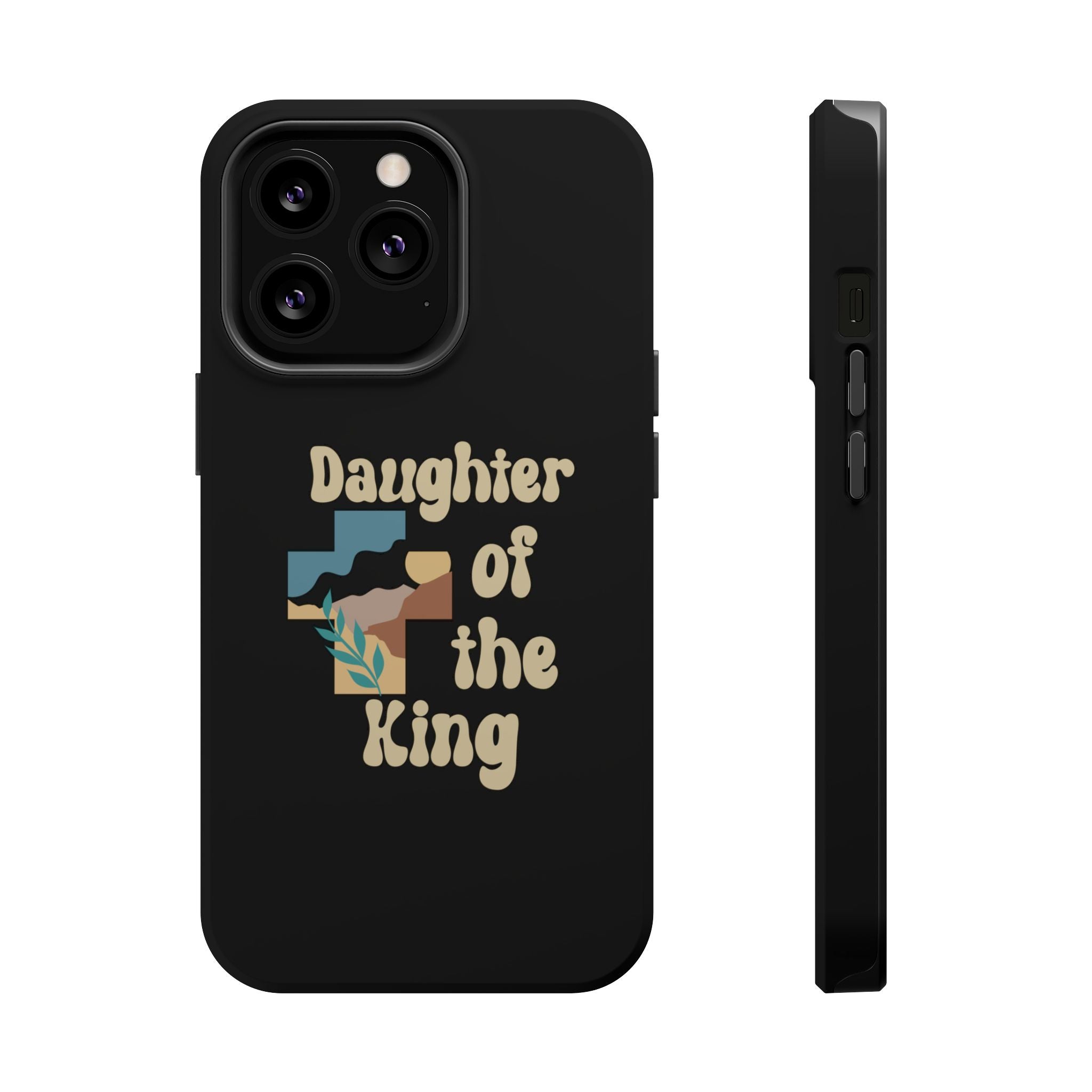 Daughter of the King - Magnetic Phone Case Christian theme - Perfect Gift for Friends, Unique Phone Accessories, Trendy Cases for Her, Personalized Mobile Covers, [...]